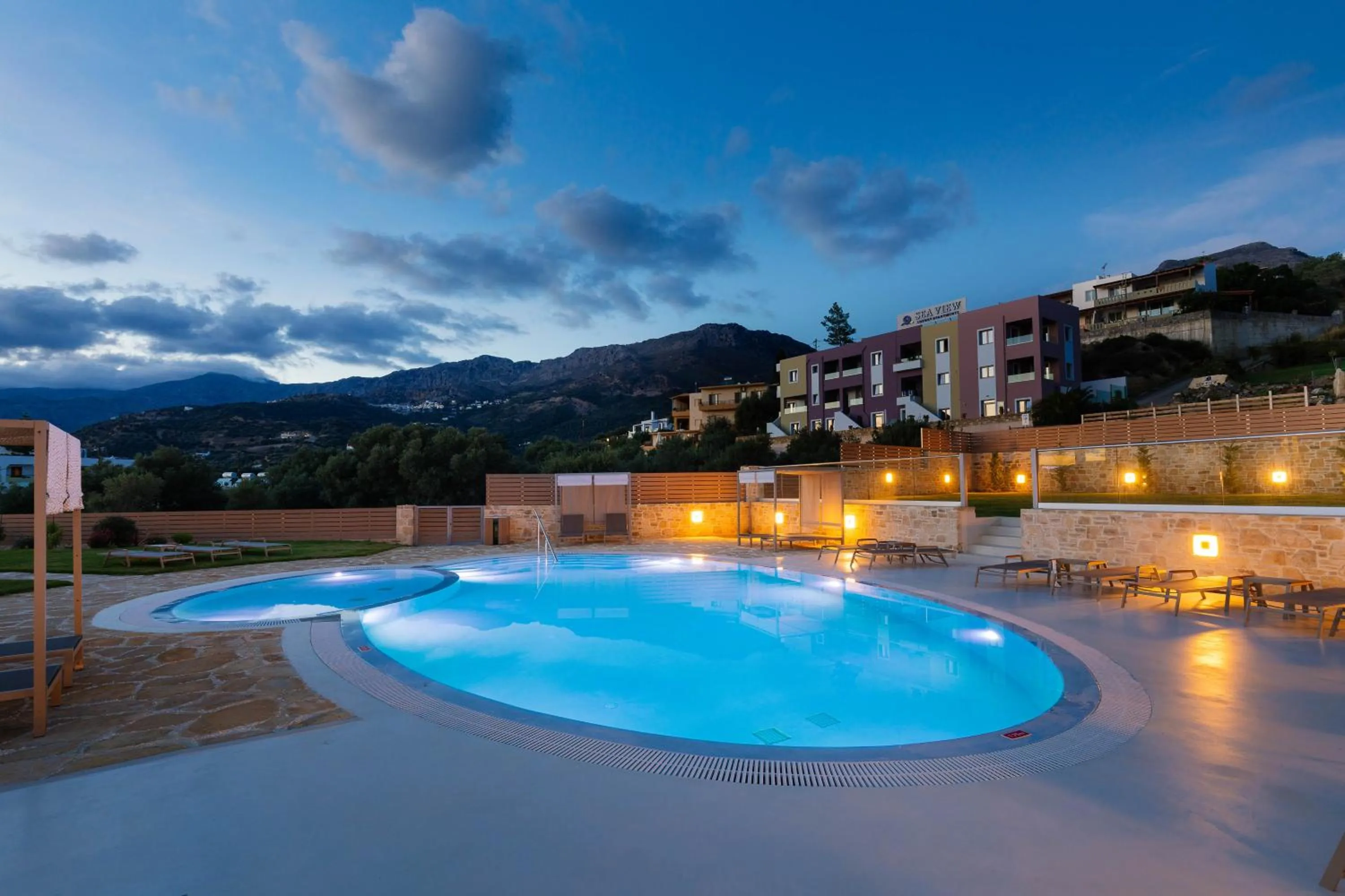 Swimming pool in Belvedere Luxury Apartments & Spa