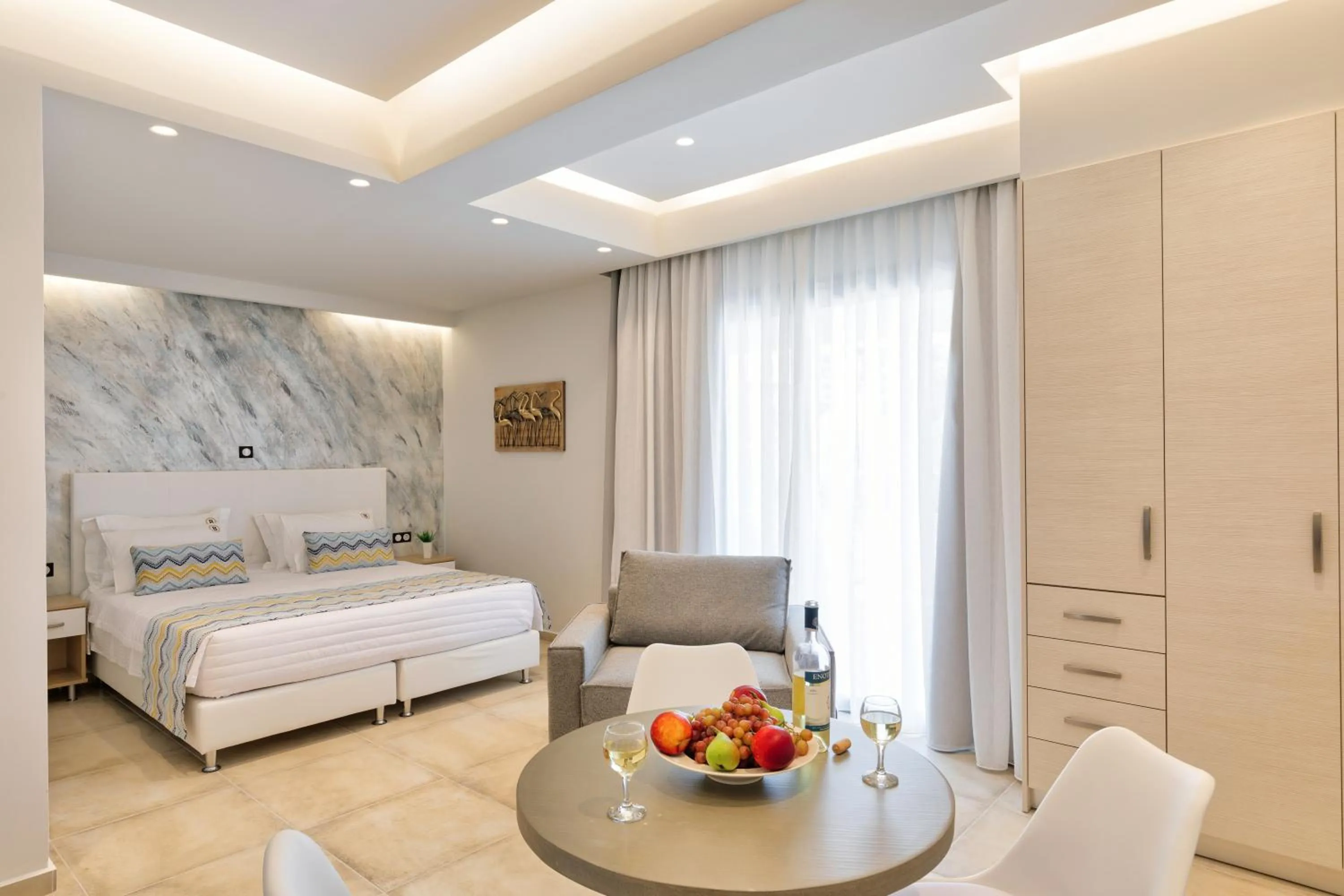 Living room, Bed in Belvedere Luxury Apartments & Spa