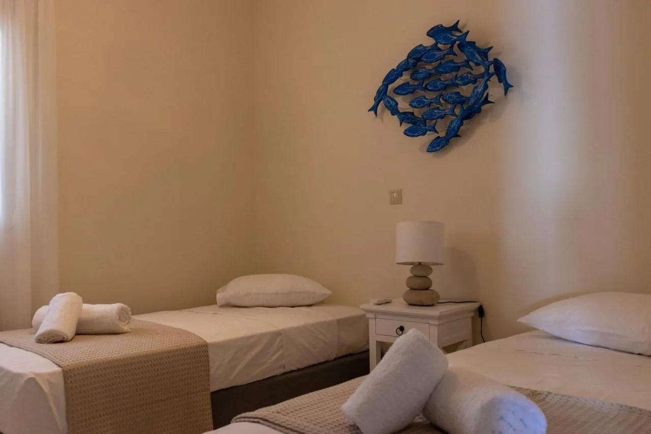 Bedroom, Bed in Grand Bleu Apartments & Villas