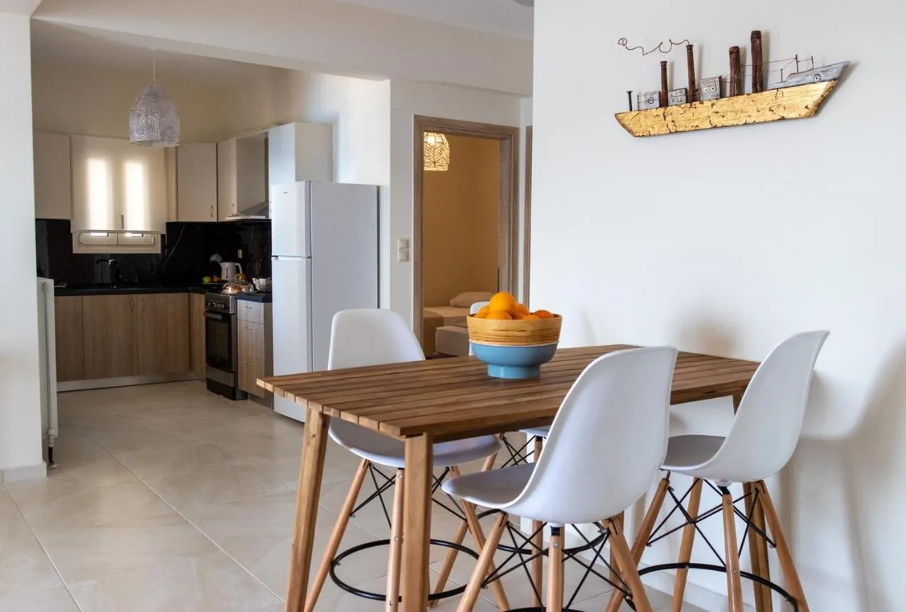 Kitchen or kitchenette in Grand Bleu Apartments & Villas