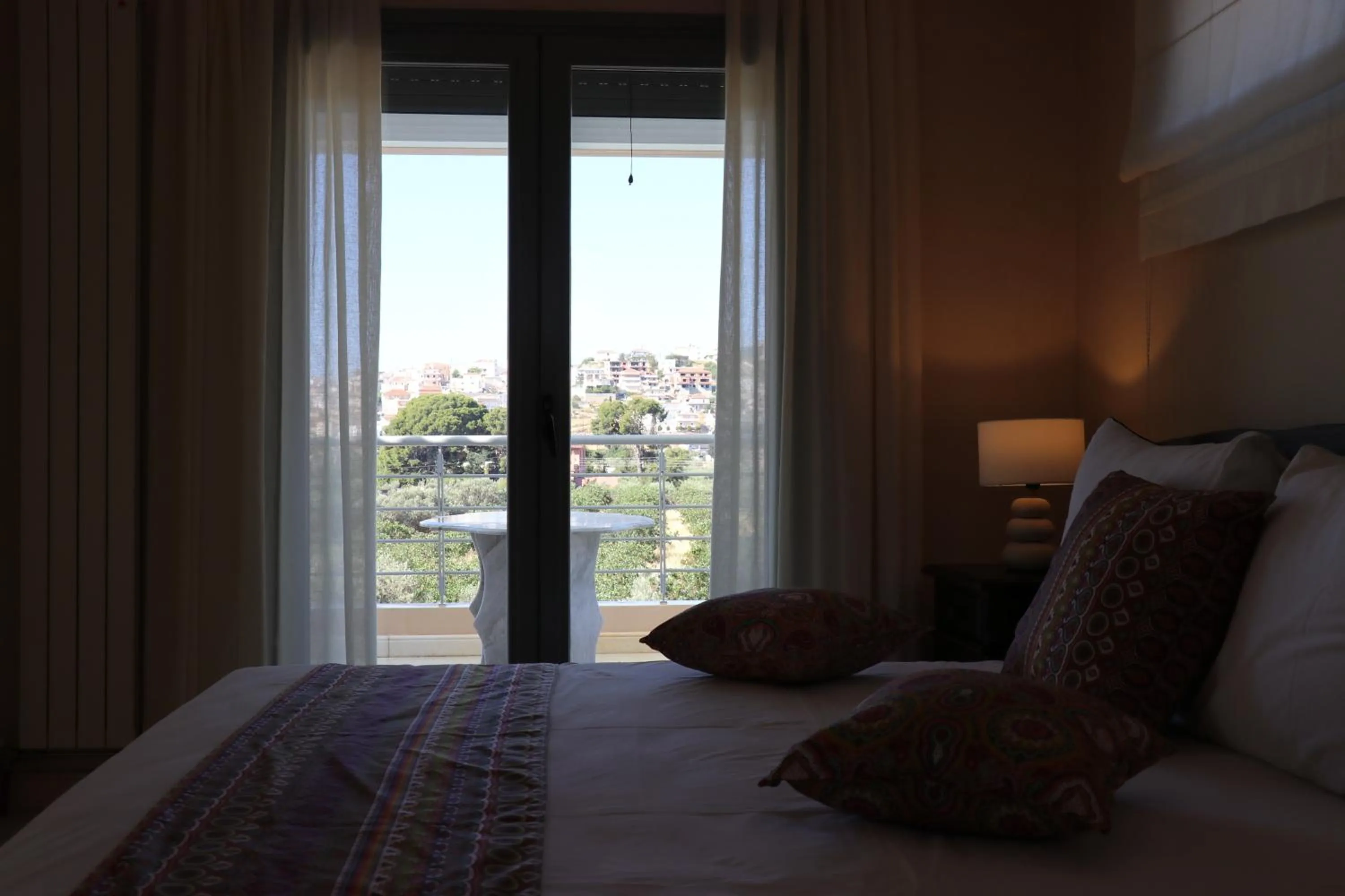 Bedroom, Bed in Grand Bleu Apartments & Villas