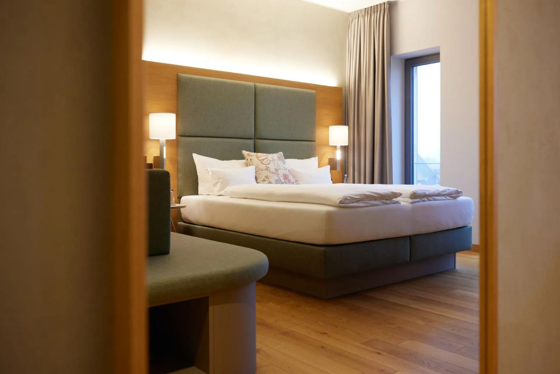 Bed in Hotel Rittergut Stoermede