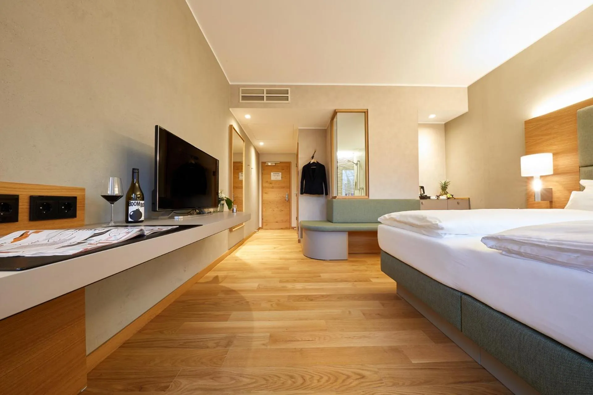 Photo of the whole room, Bed in Hotel Rittergut Stoermede