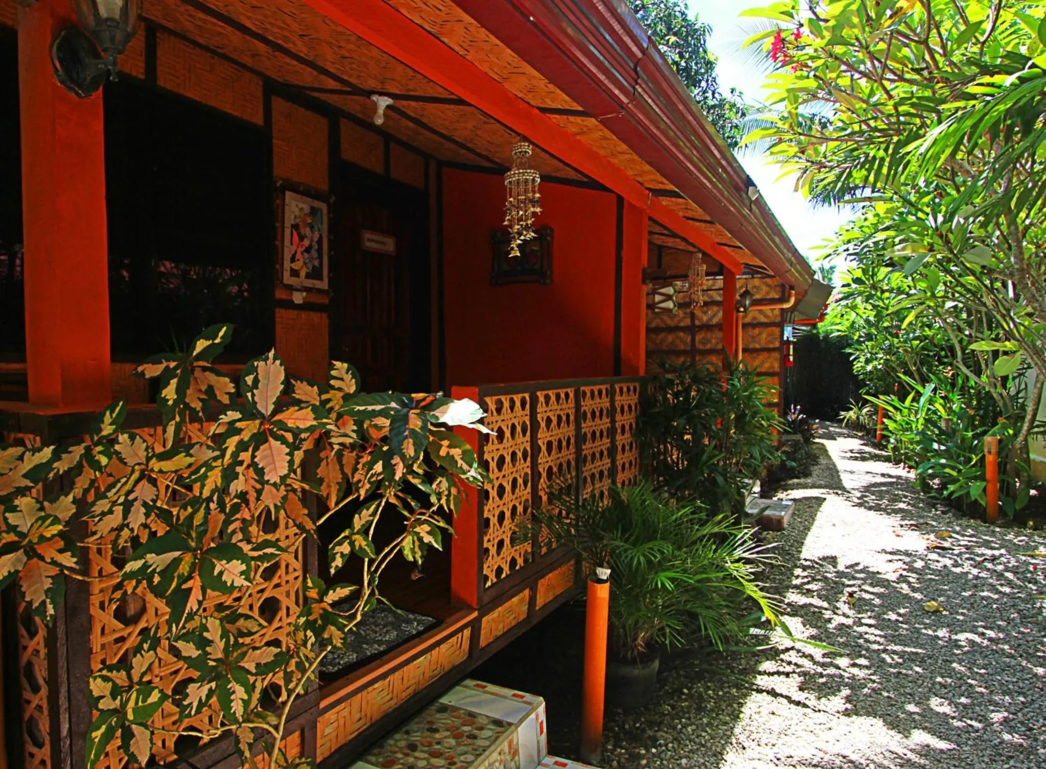 Garden view in Adriana's Place Tropical Guesthouse
