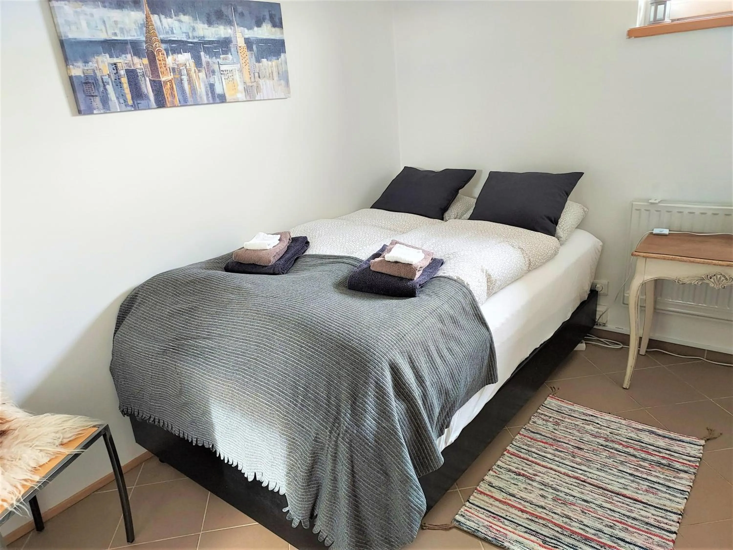 Bedroom, Bed in Guesthouse Vatnsholt