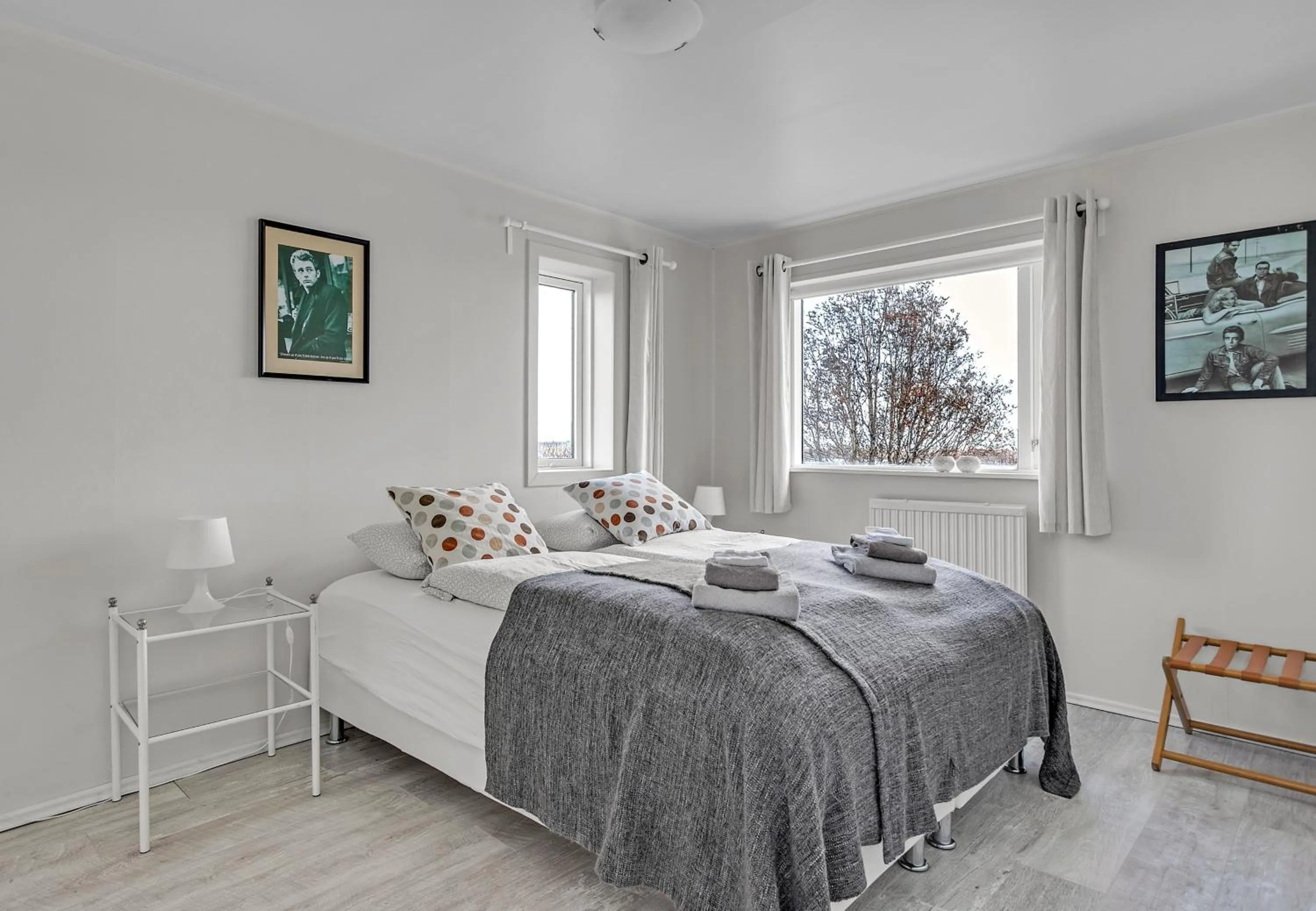 Bedroom, Bed in Guesthouse Vatnsholt