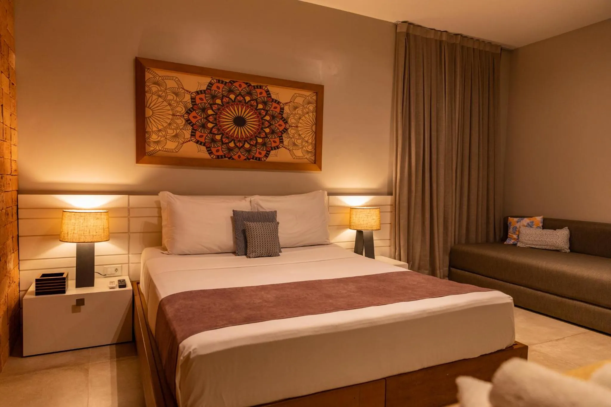 Photo of the whole room, Bed in Bravo Pousada Design