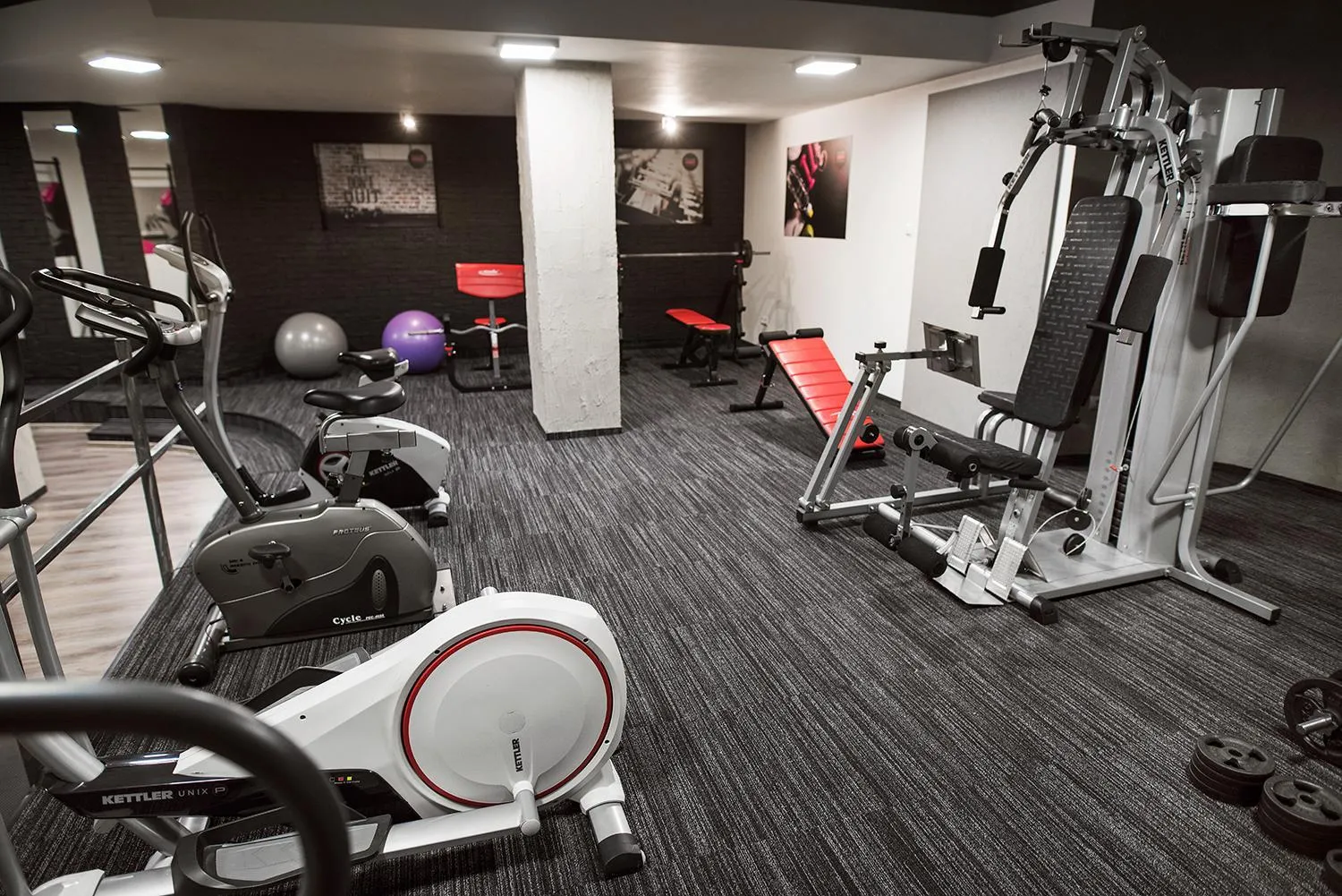 Fitness centre/facilities in Hotel Tychy Prime