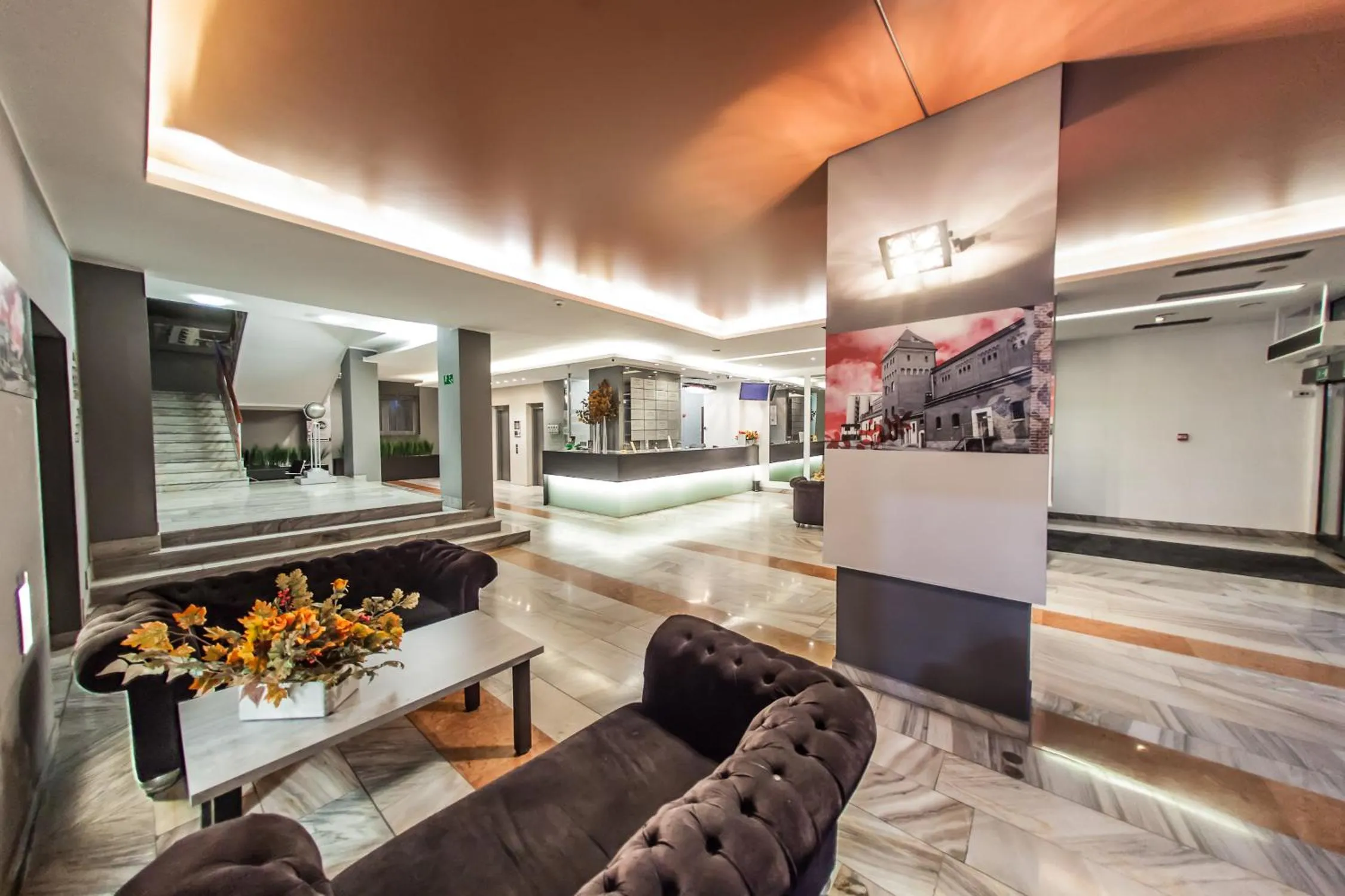 Lobby or reception in Hotel Tychy Prime