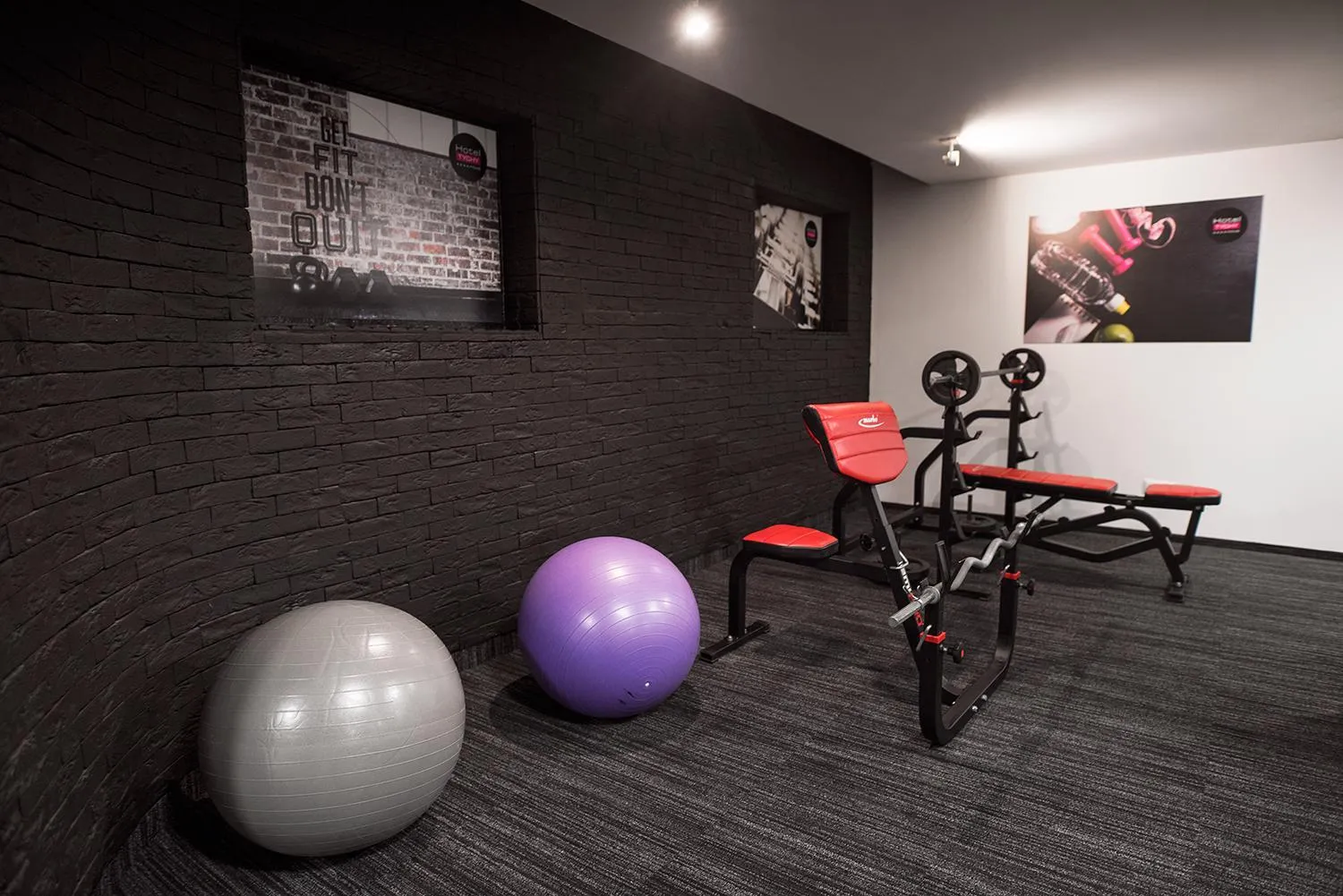 Fitness centre/facilities in Hotel Tychy Prime
