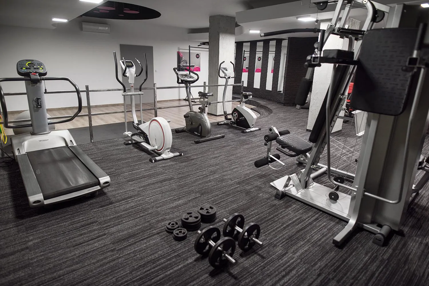 Fitness centre/facilities in Hotel Tychy Prime
