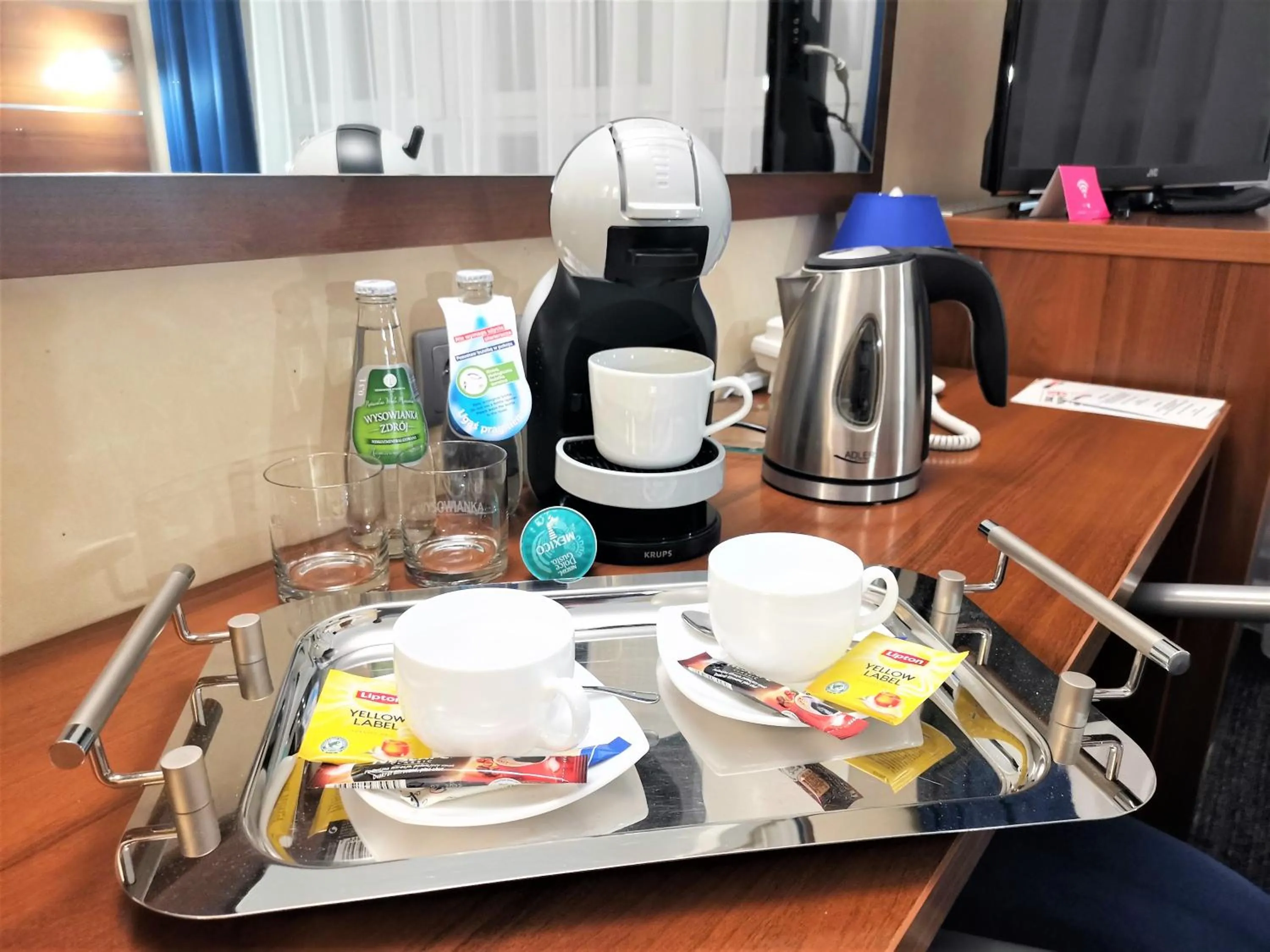 Coffee/tea facilities in Hotel Tychy Prime