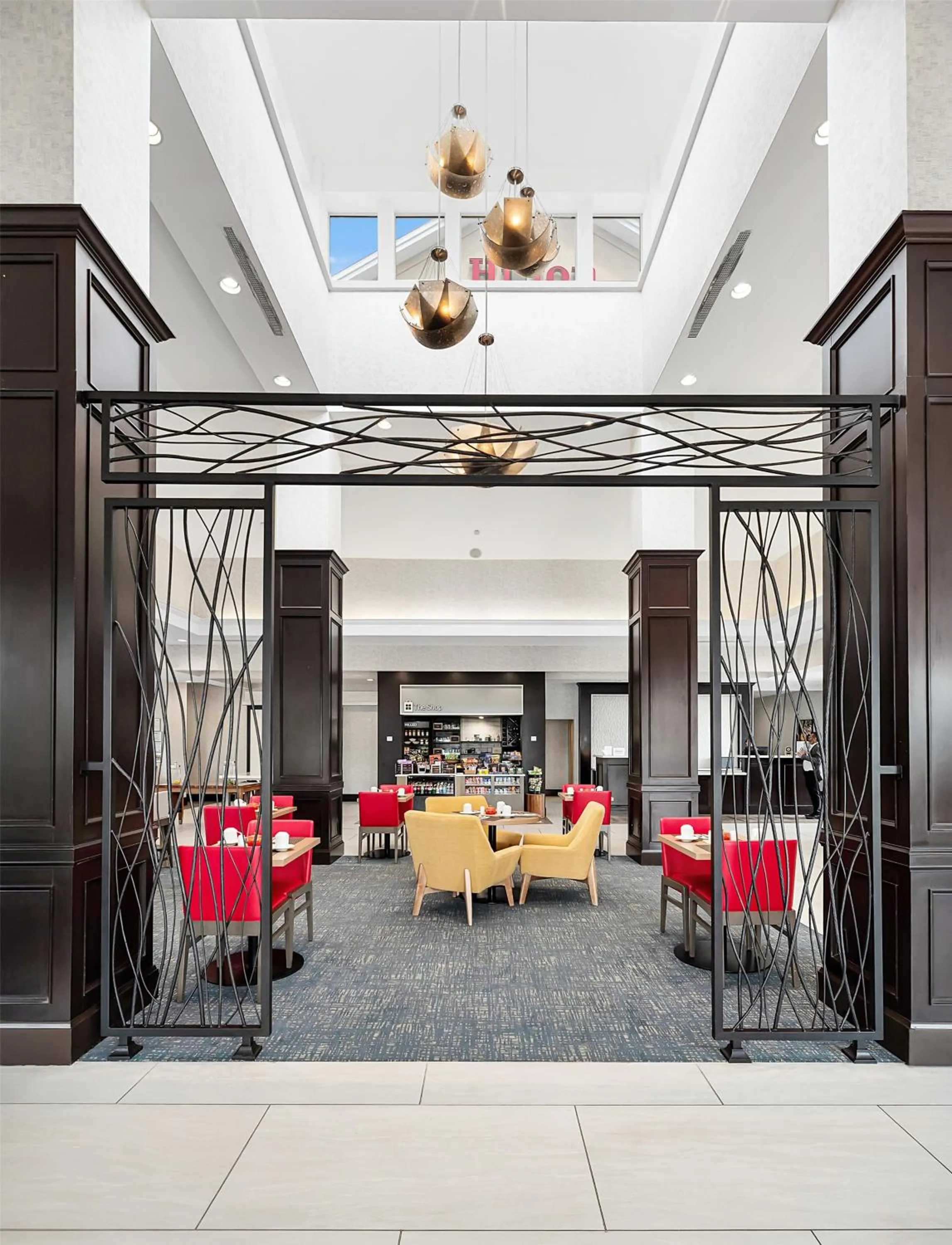 Lobby or reception in Hilton Garden Inn New Braunfels