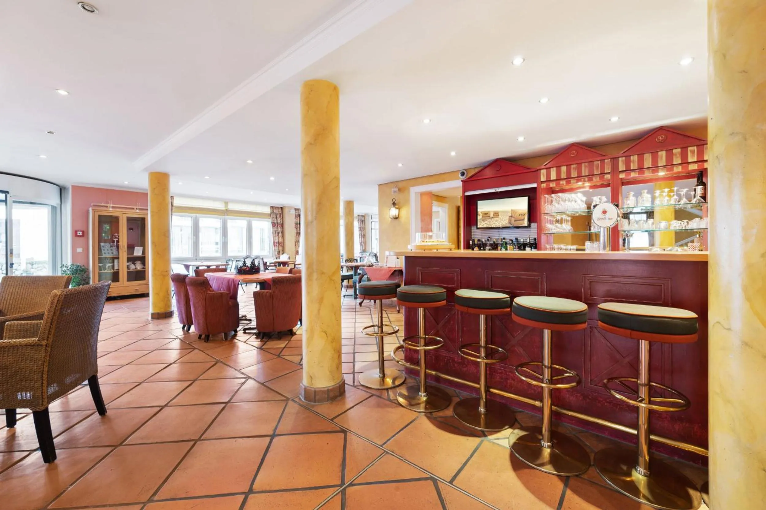 Lobby or reception in Strandhotel Sylt Westerland