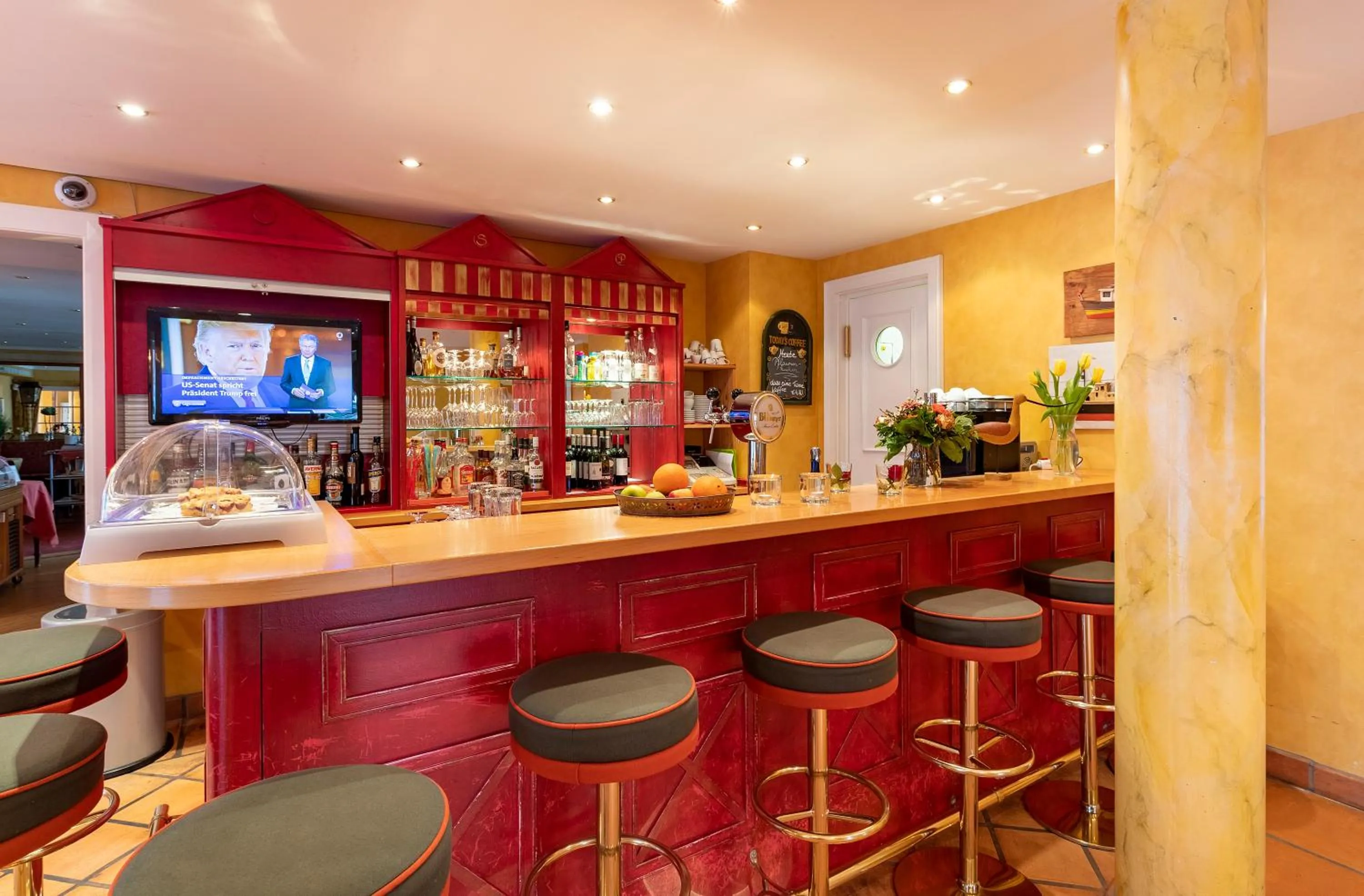 Lobby or reception in Strandhotel Sylt Westerland