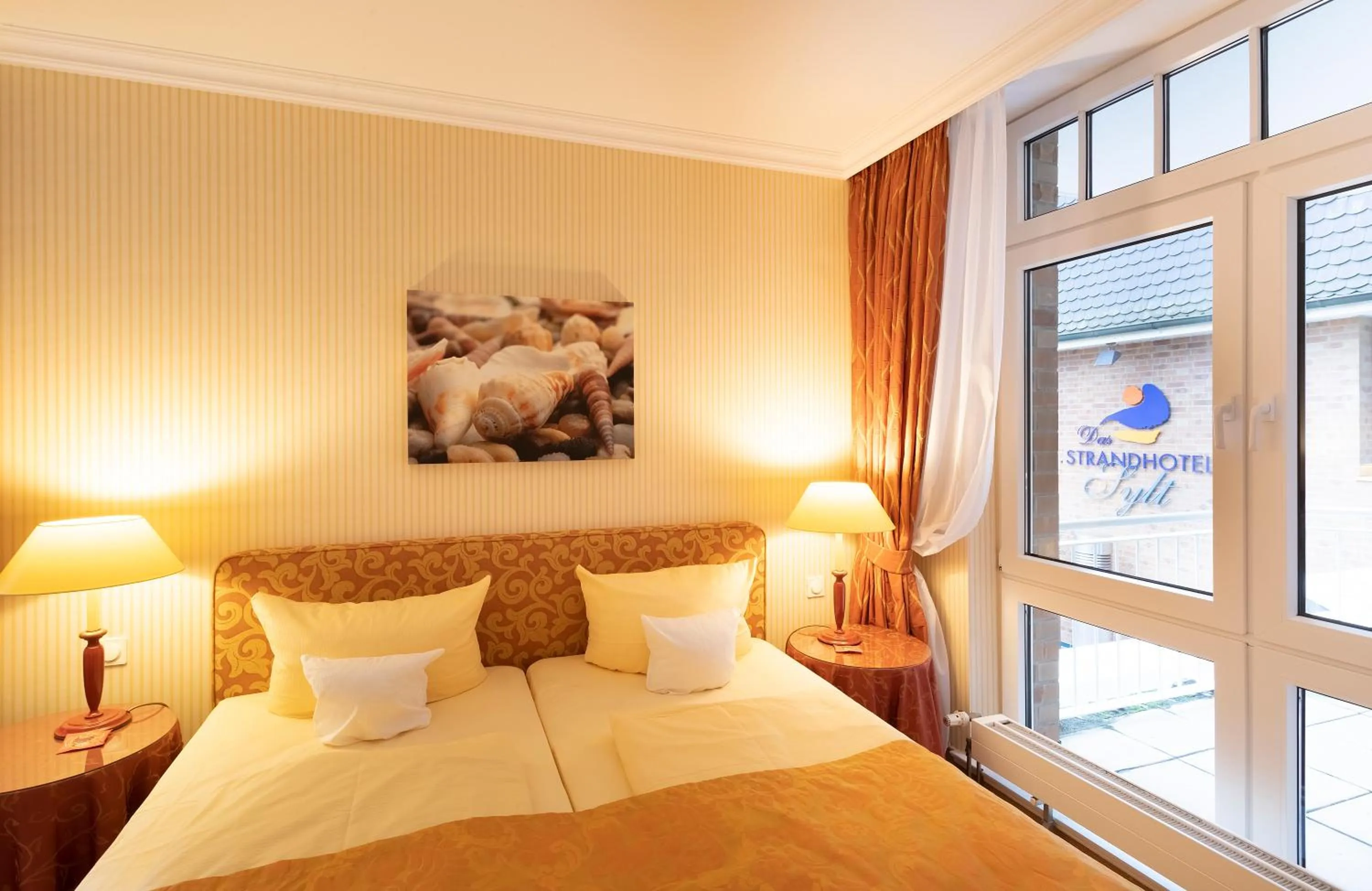 Bed in Strandhotel Sylt Westerland