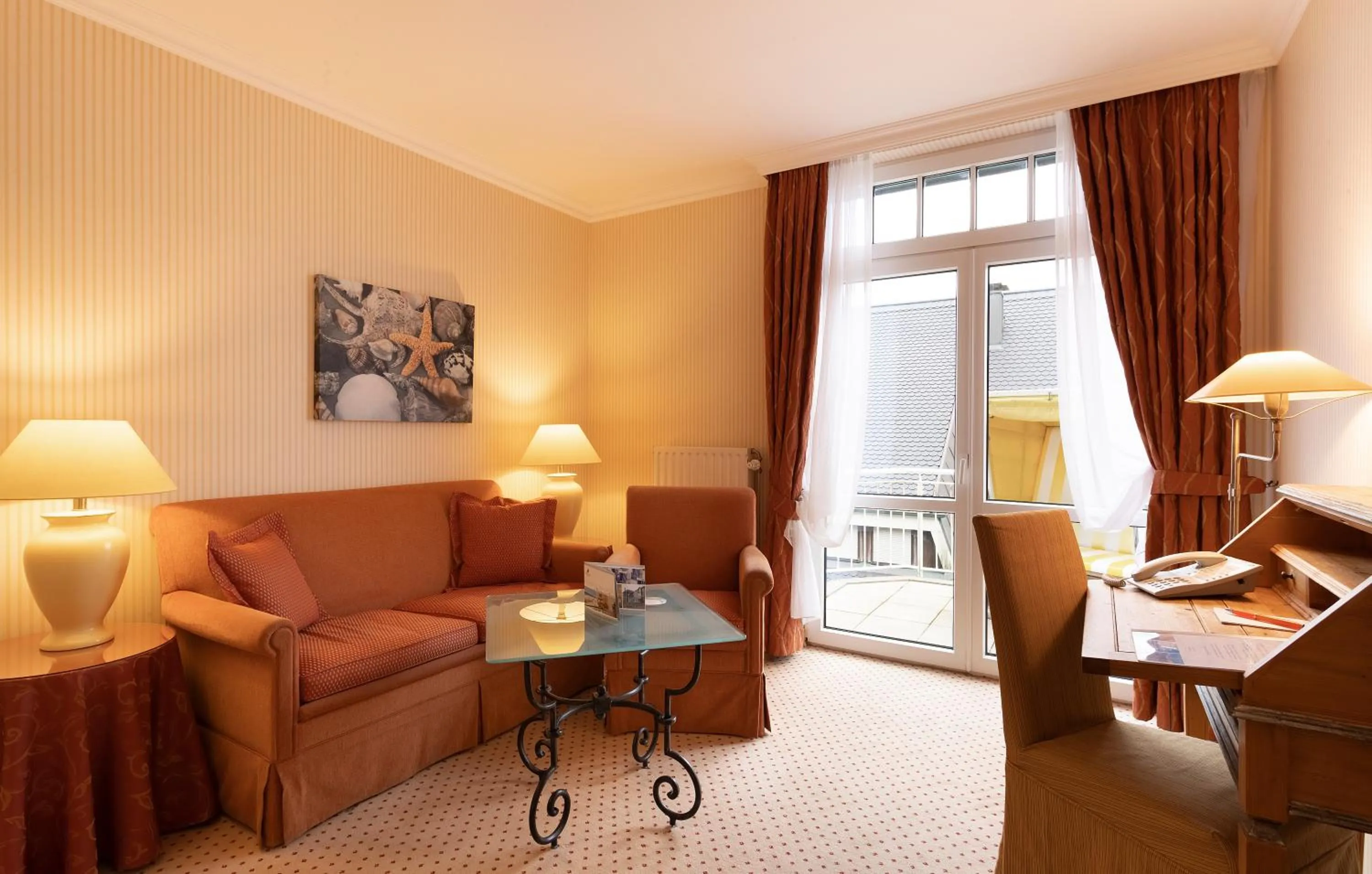 Living room in Strandhotel Sylt Westerland