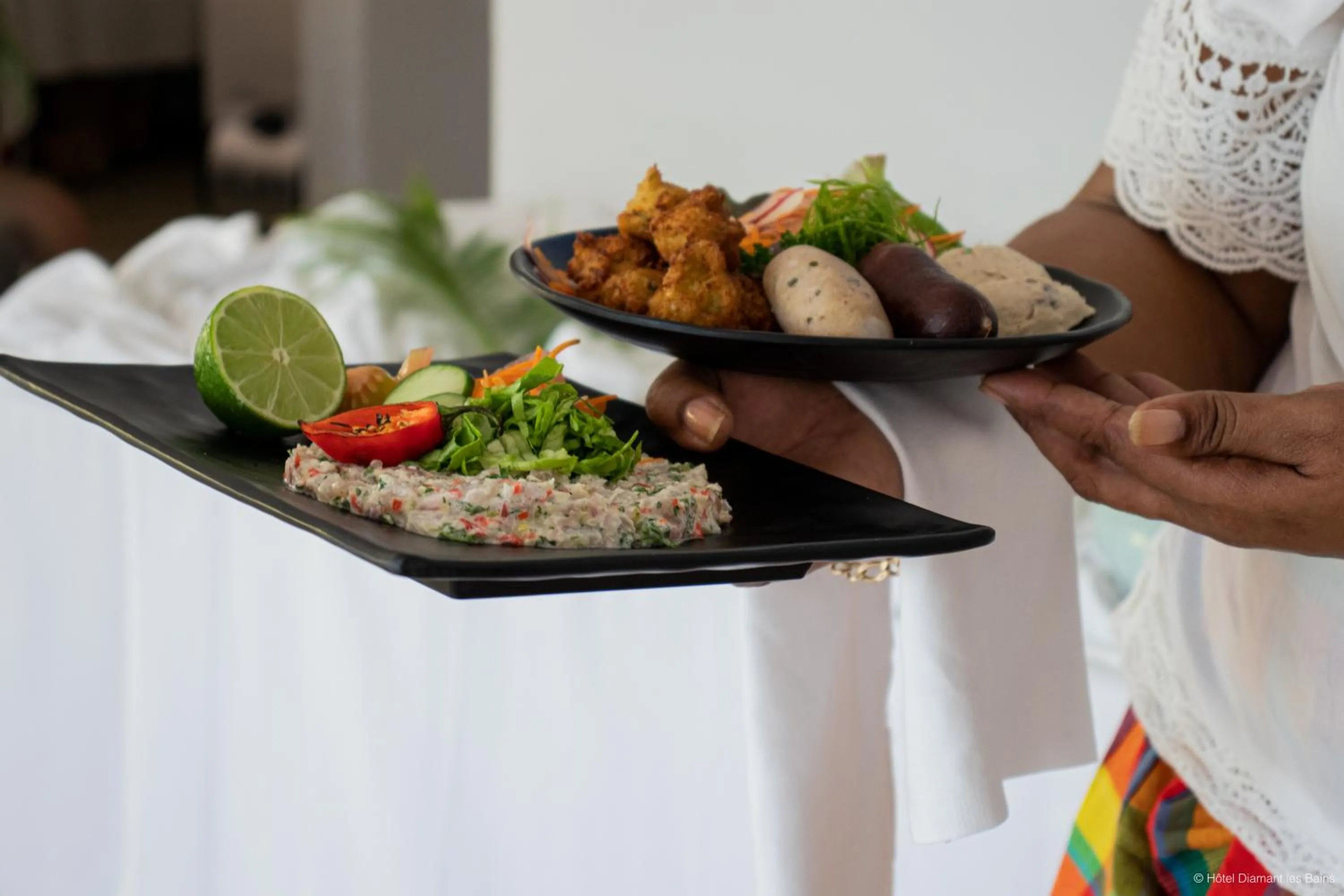 Food and drinks in Diamant les bains - Résidence Hôtelière