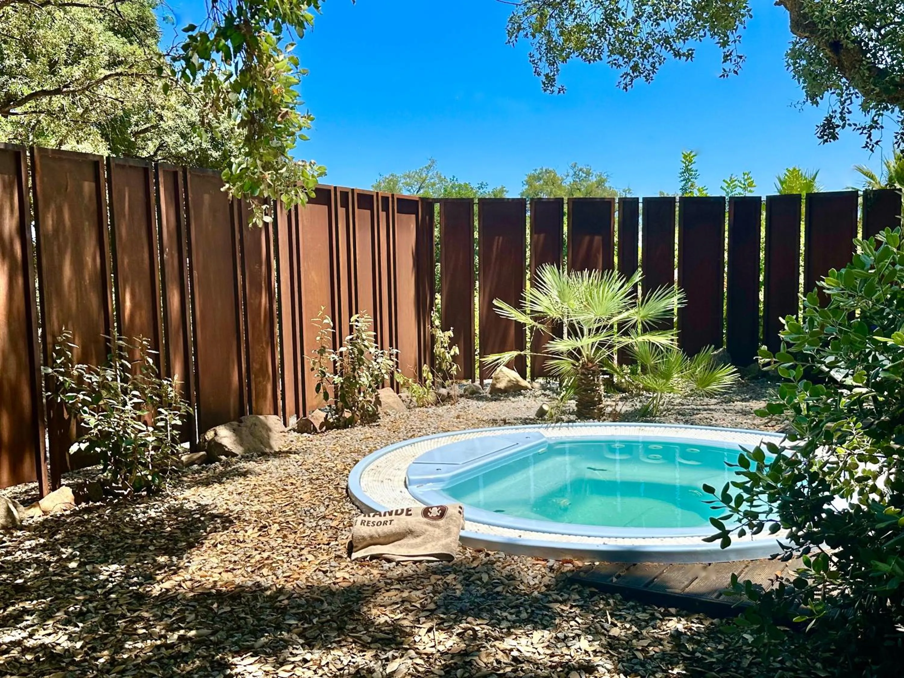 Garden in Vallegrande Nature Resort by Geocharme