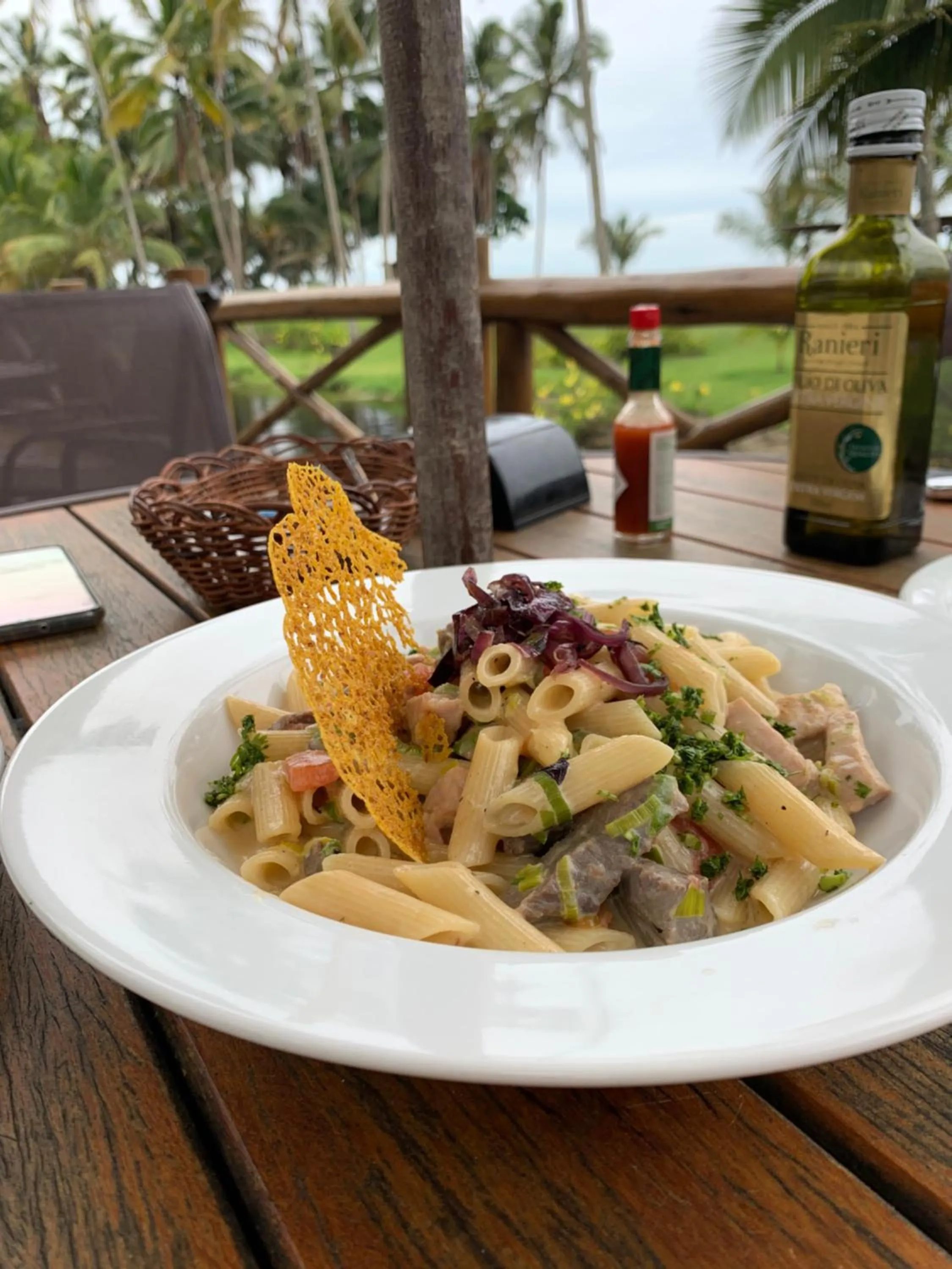 Food close-up in Resort Tororomba
