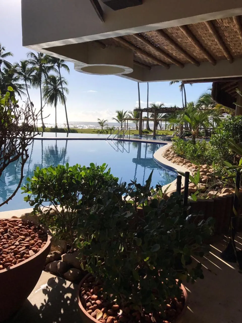 Pool view in Resort Tororomba