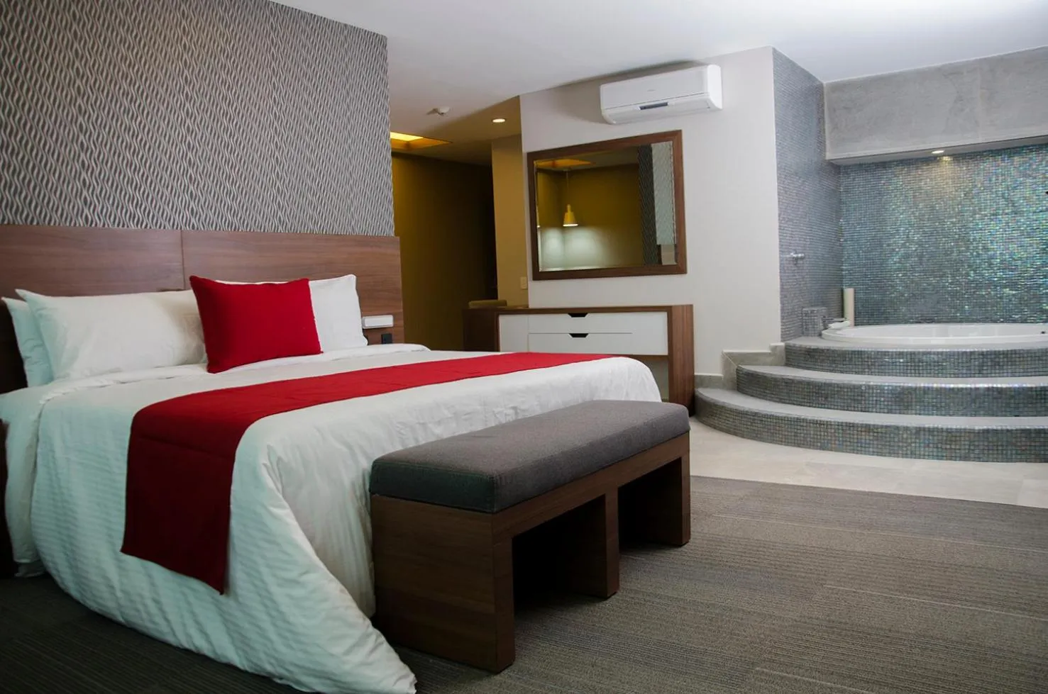 Bed in Hotel 5 de Mayo