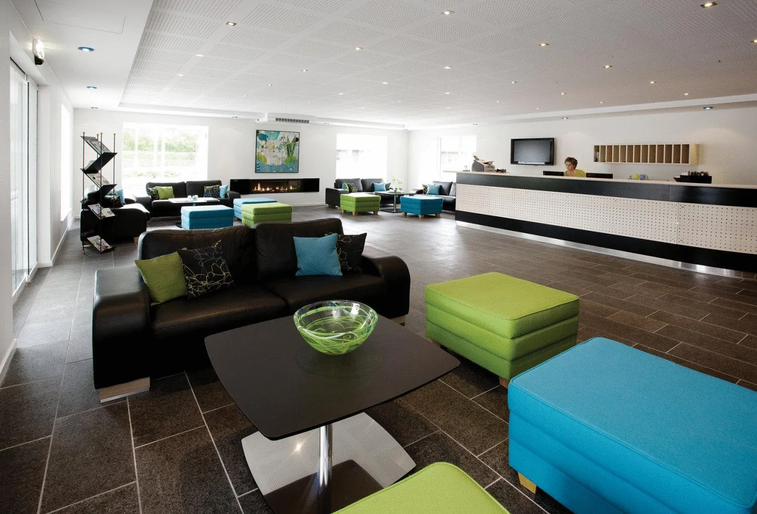 Lobby or reception in Hotel Strandtangen