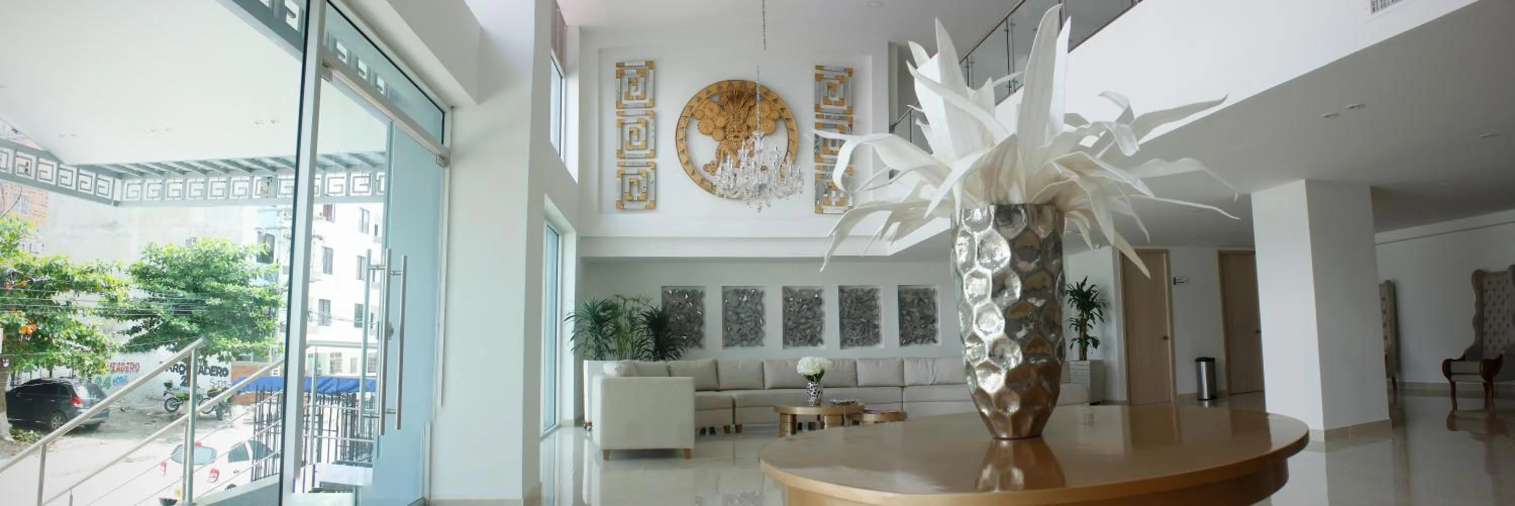 Living room in Hotel Tayrona del Mar