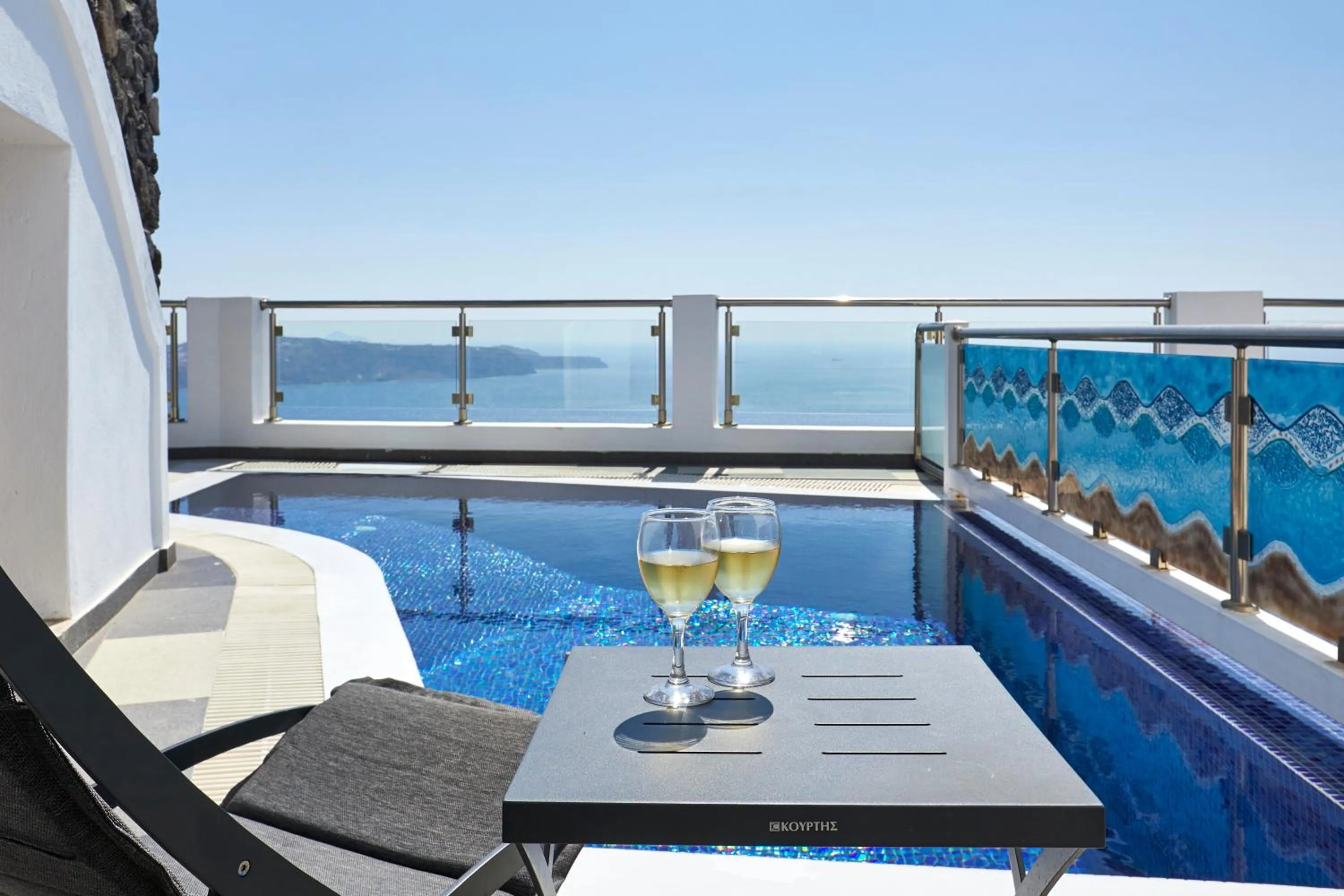 Swimming pool in Petit Palace Suites