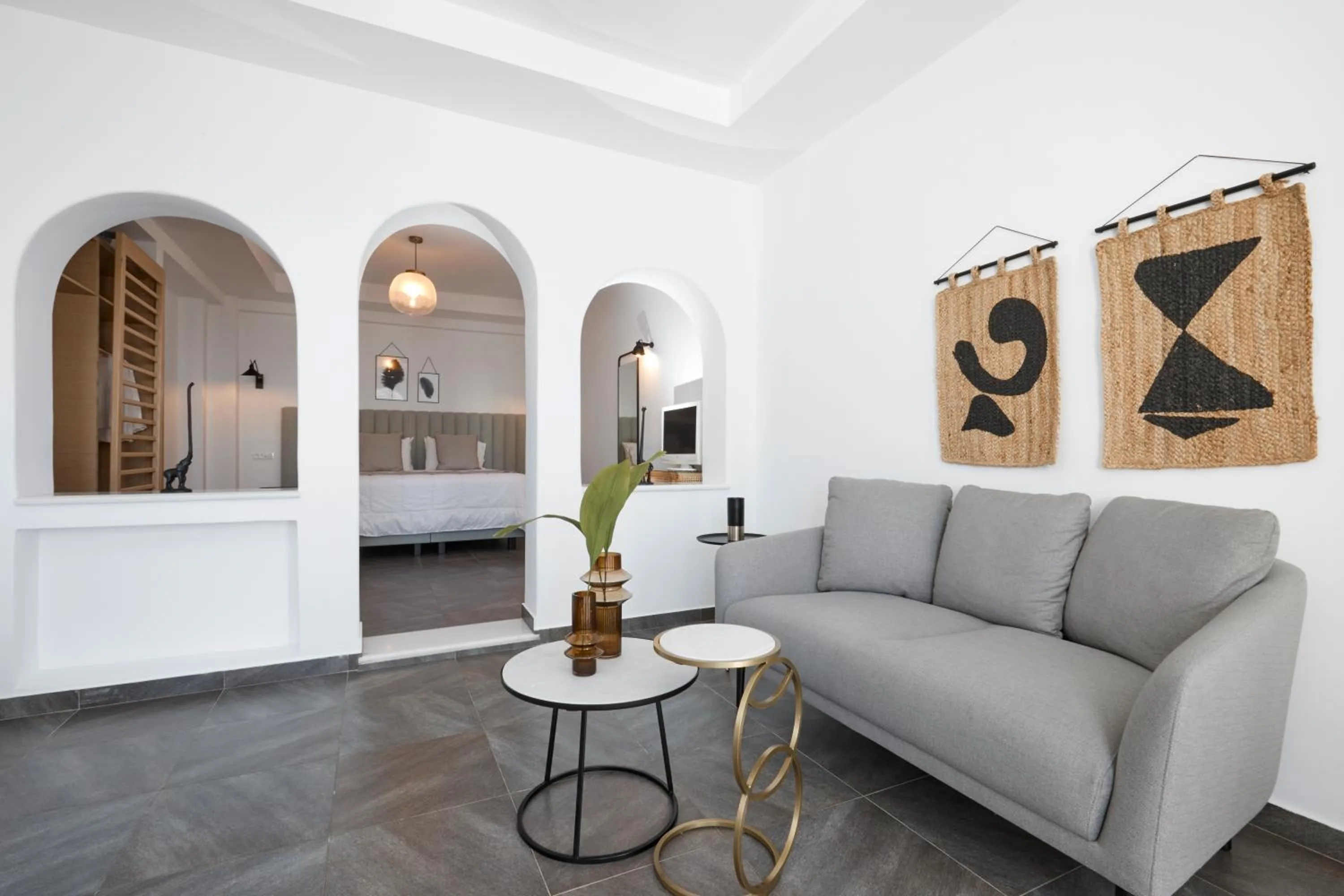 Living room in Petit Palace Suites