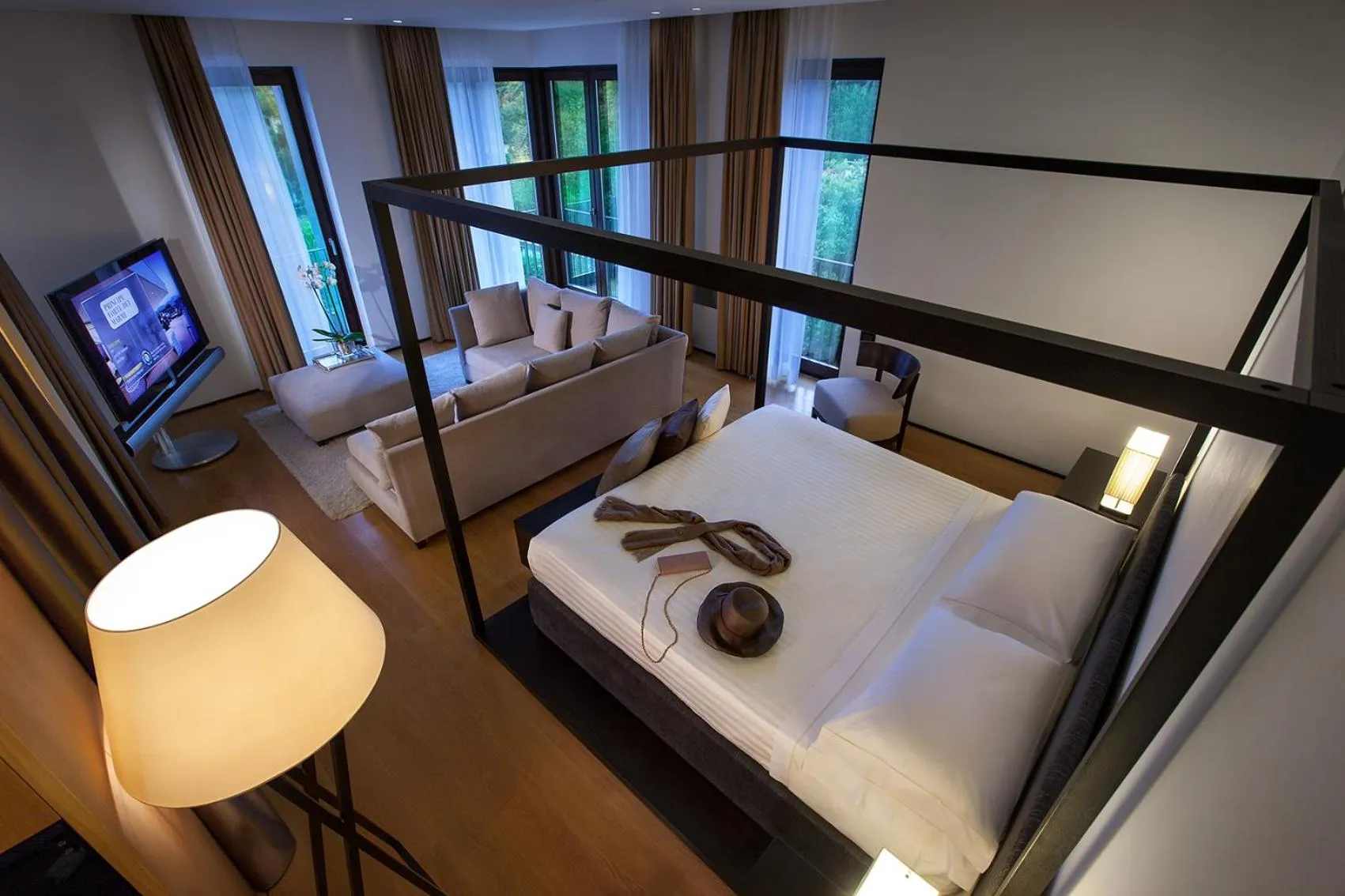 Living room, Bed in Principe Forte Dei Marmi - Resort & Spa