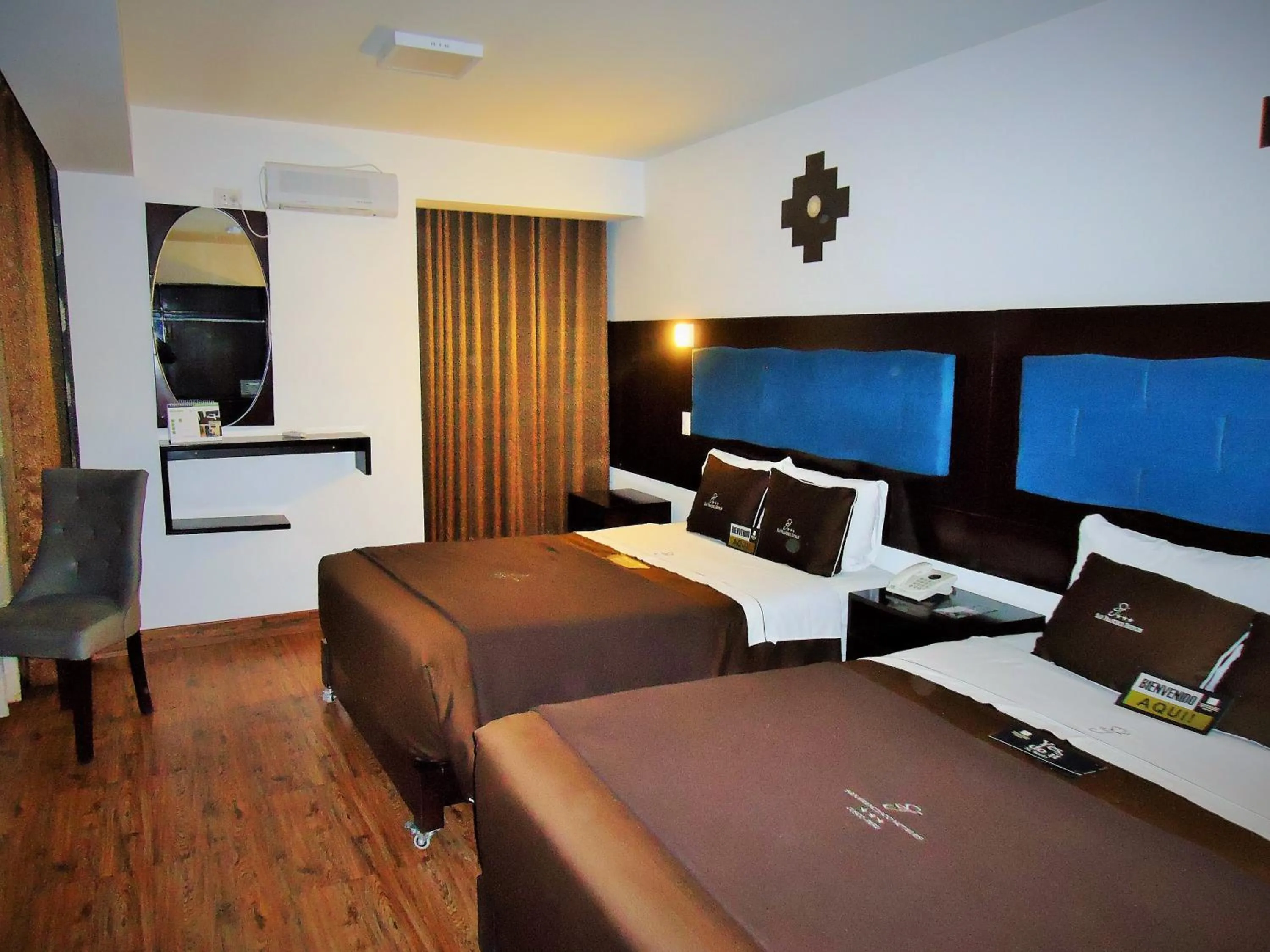 Bed in San Francisco Cusco Hotel