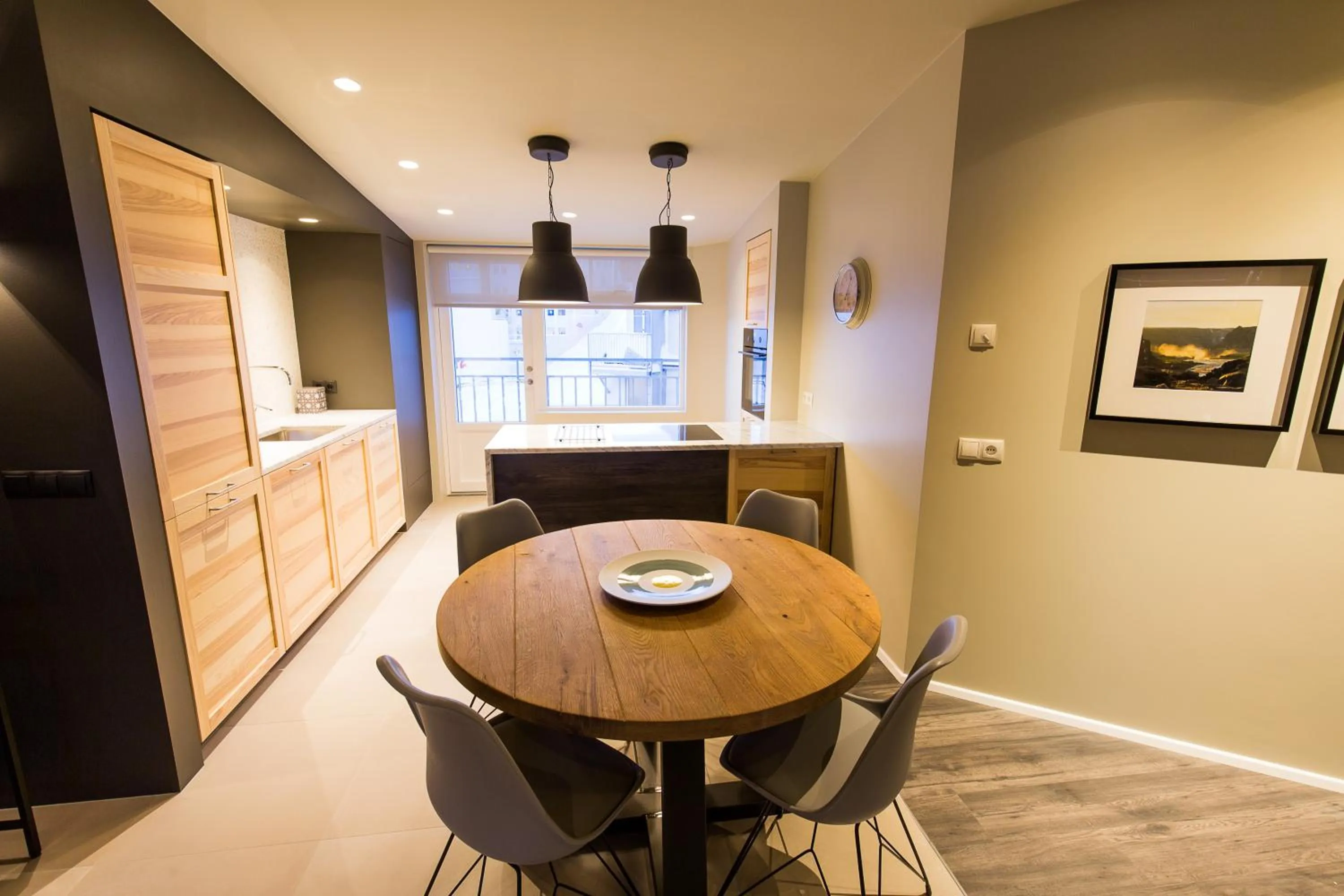 Kitchen or kitchenette in Acco Luxury Apartments