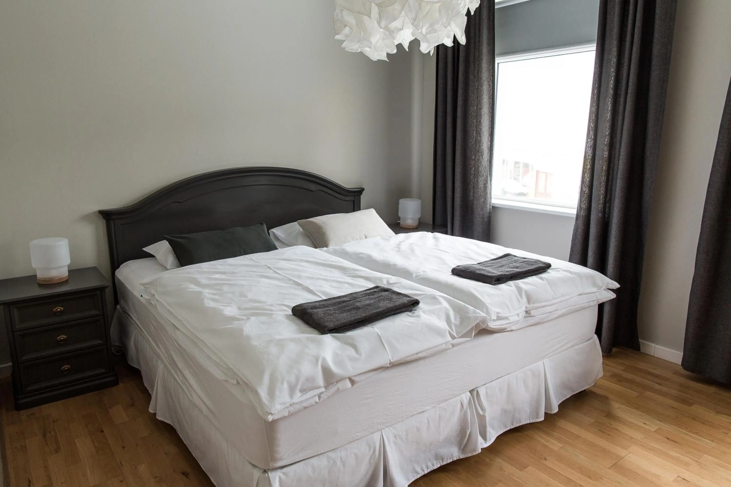 Bed in Acco Luxury Apartments