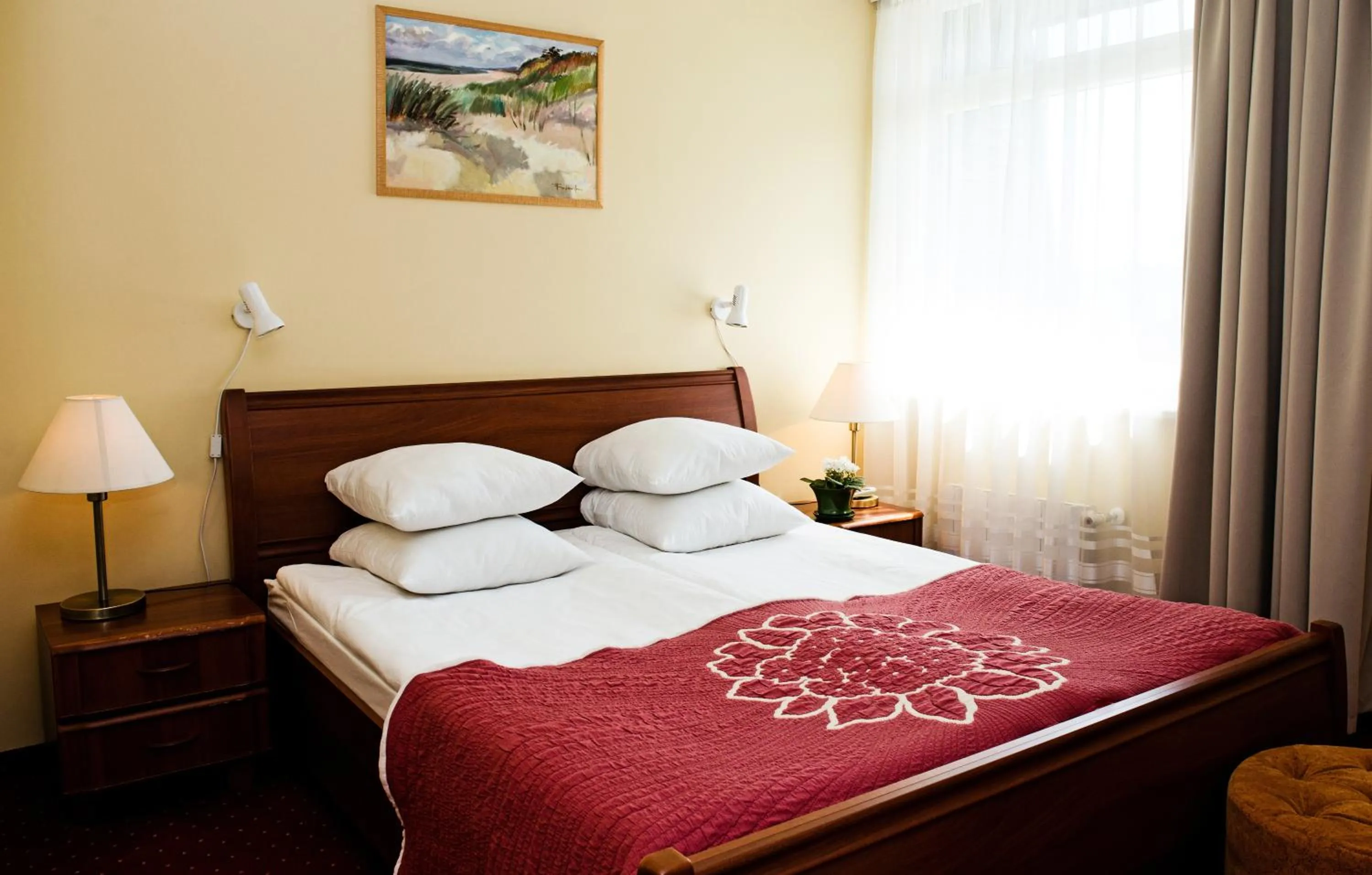 Bed in Best Baltic Hotel Palanga