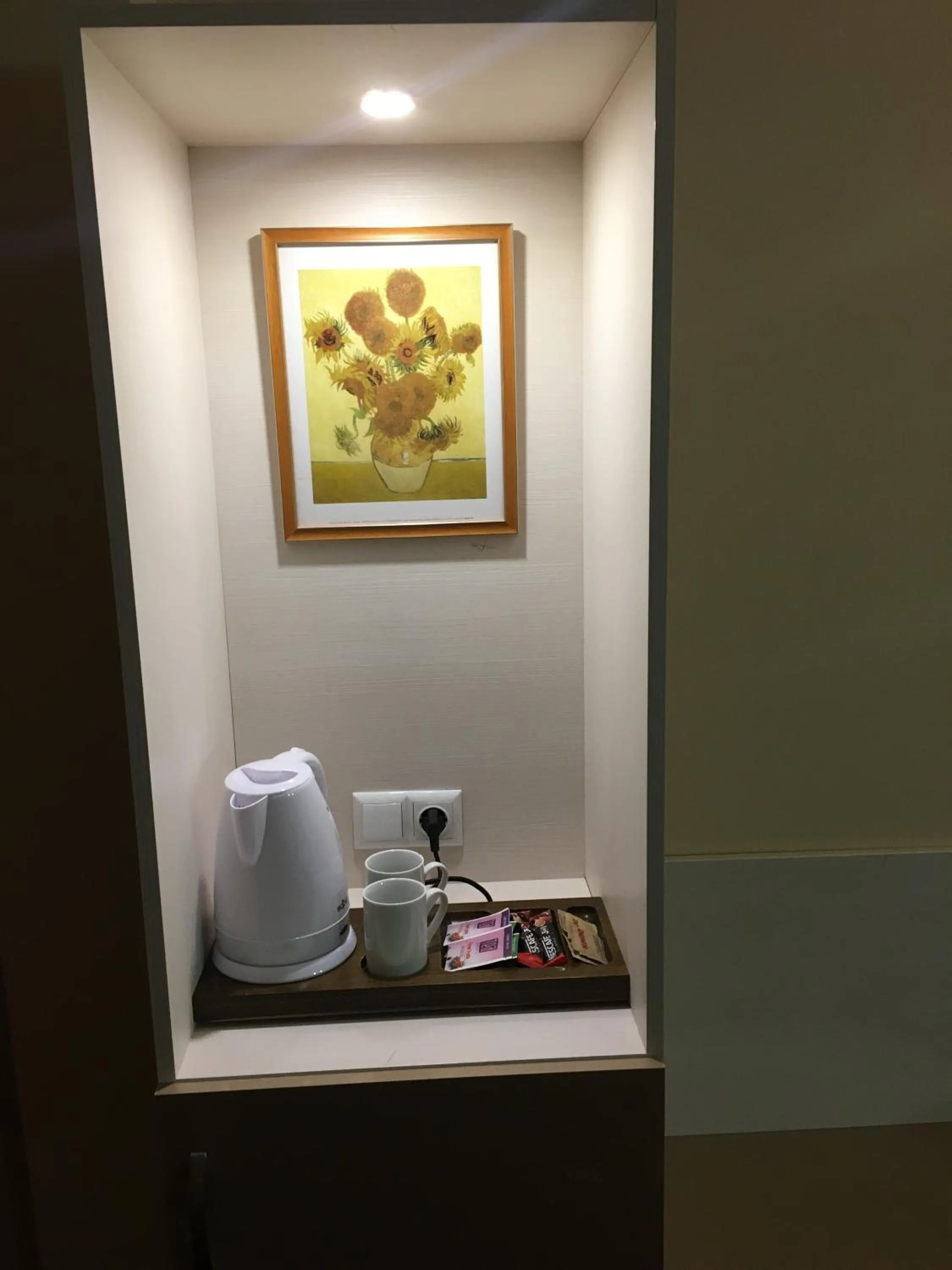 Coffee/tea facilities in Hotel Capri
