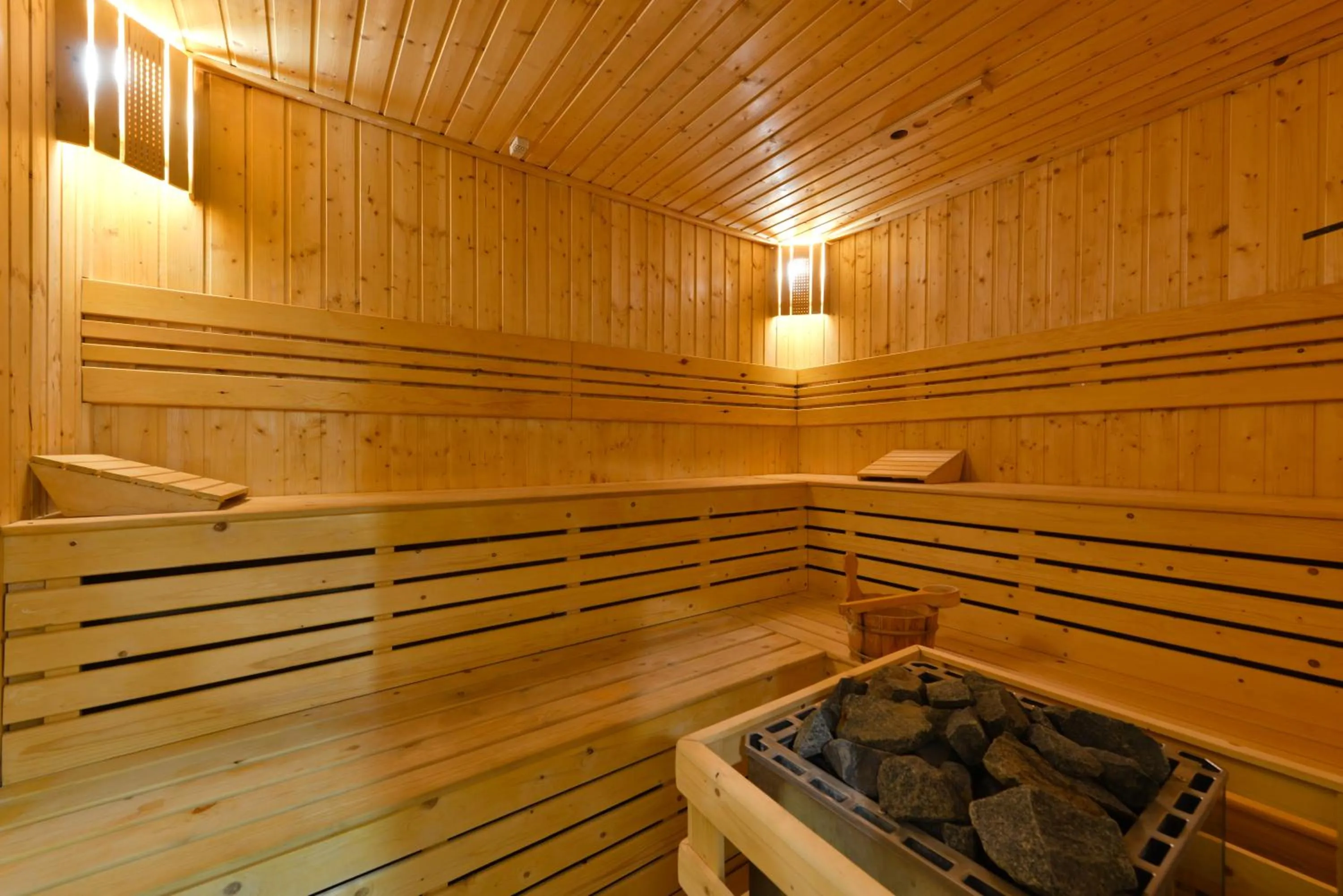 Sauna in Twin Towers Hotel
