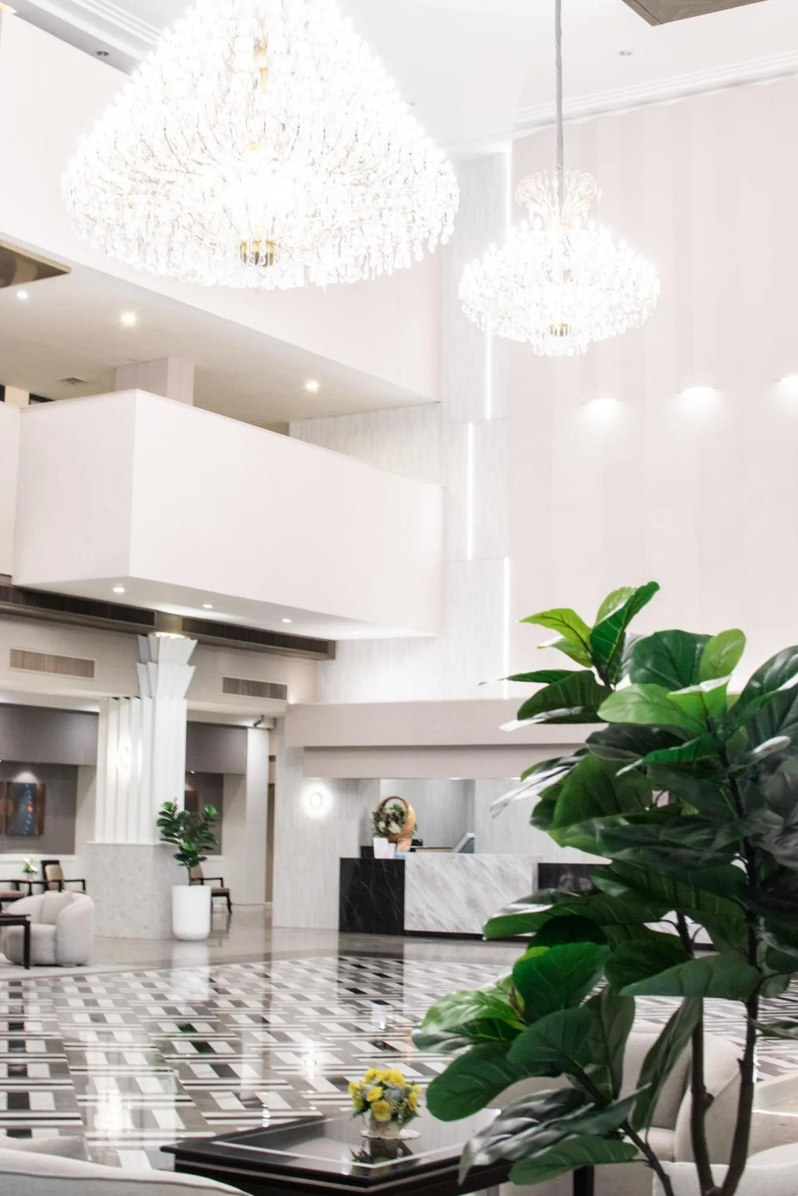 Lobby or reception in Twin Towers Hotel