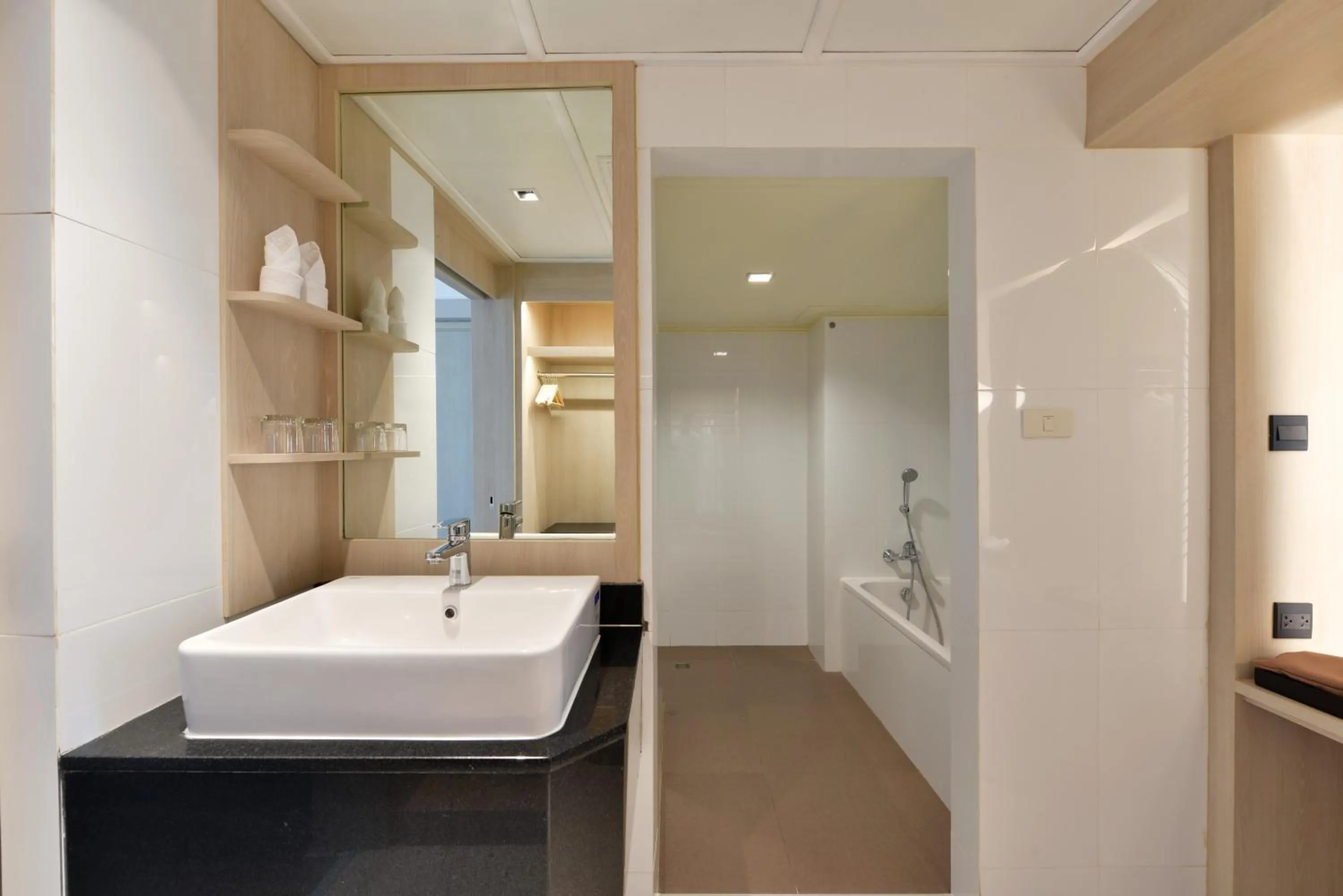 Bathroom in Twin Towers Hotel