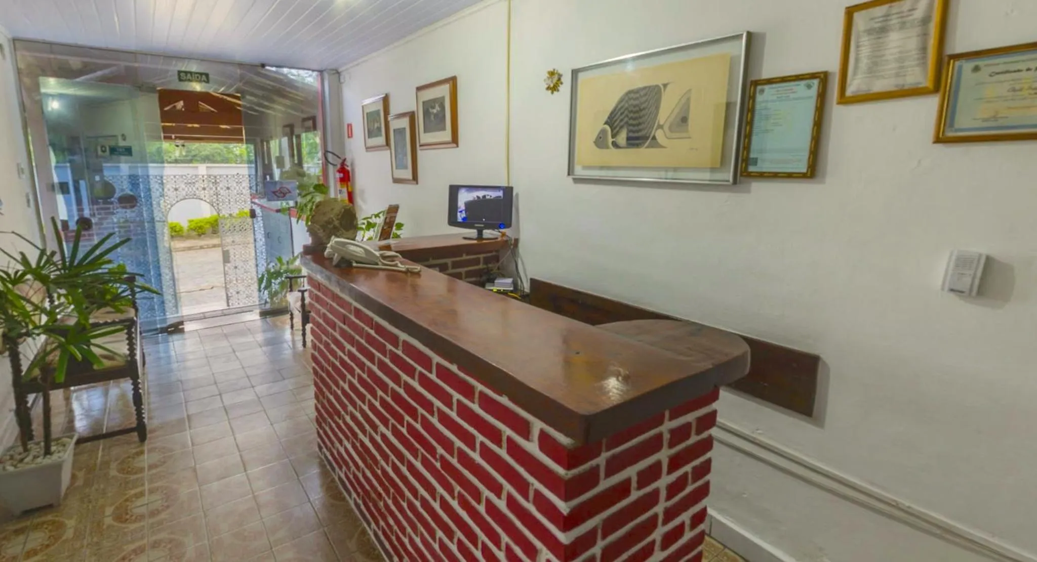 Lobby or reception in Pousada Chale Suísso