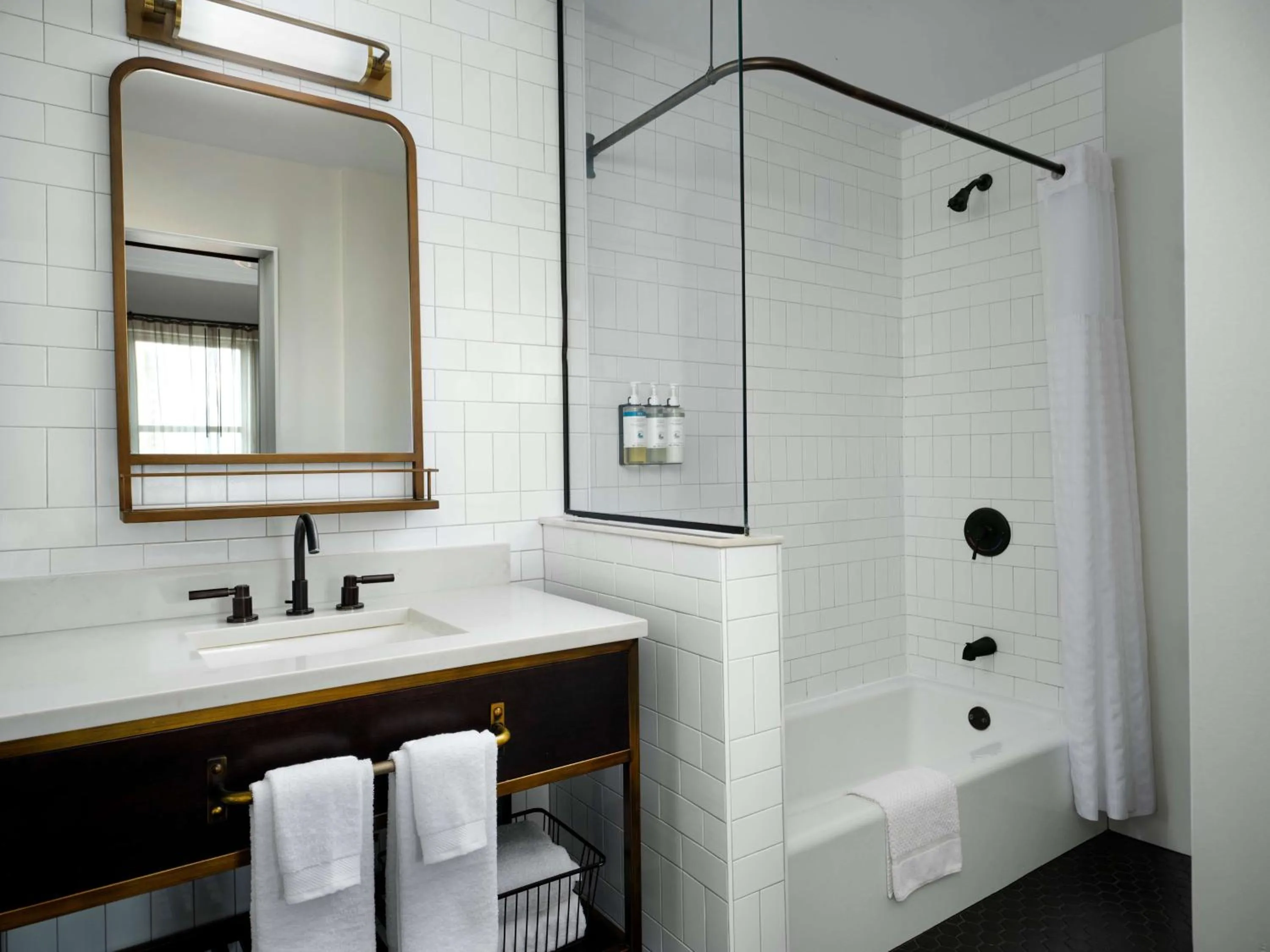 Bathroom in Hotel Phillips Kansas City, Curio Collection By Hilton