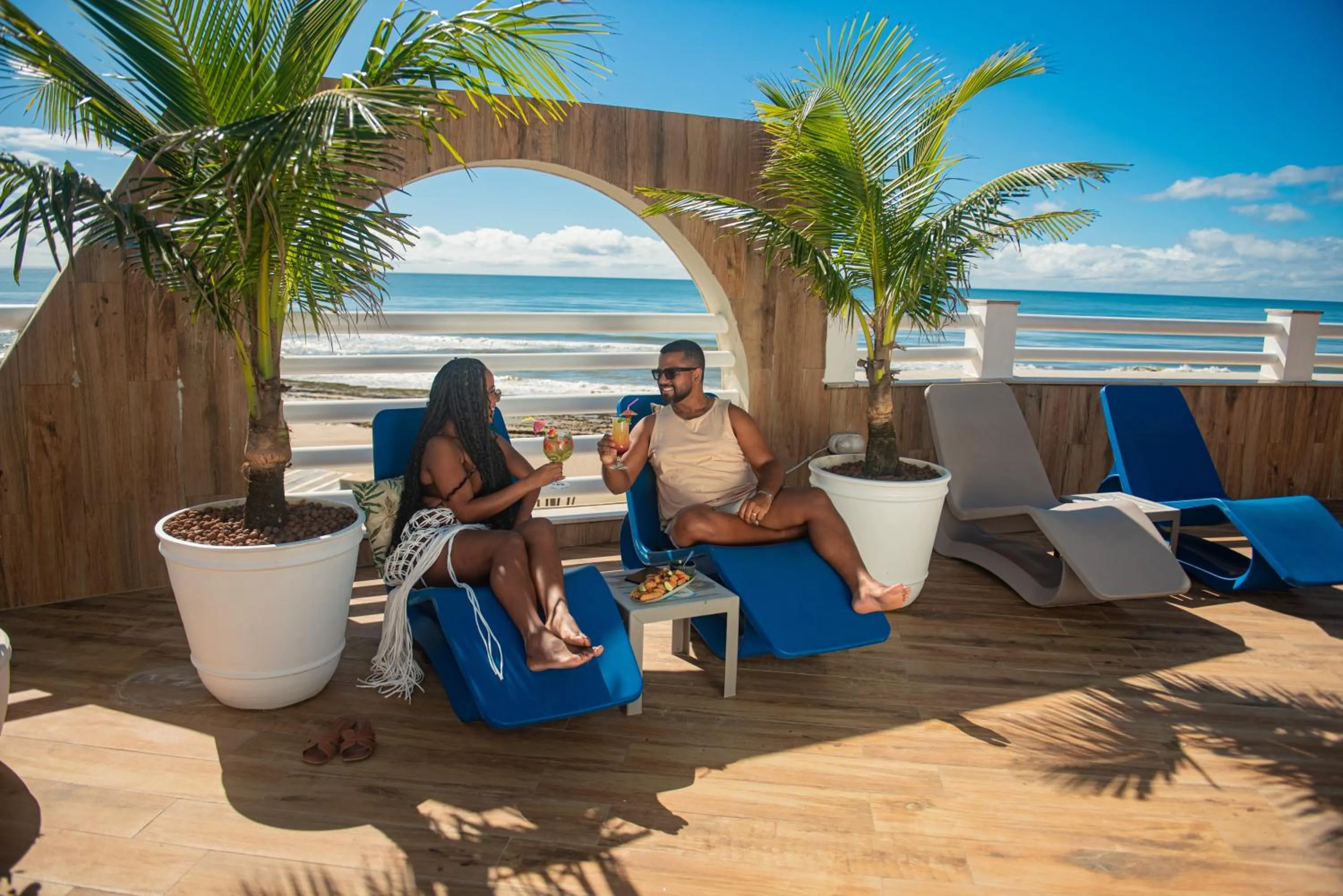 Seating area in Opaba Praia Hotel
