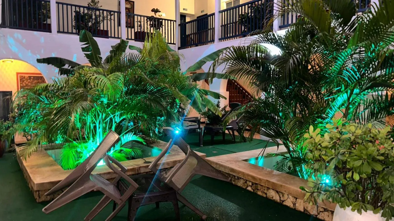 Property building in La Ballena Azul Hotel