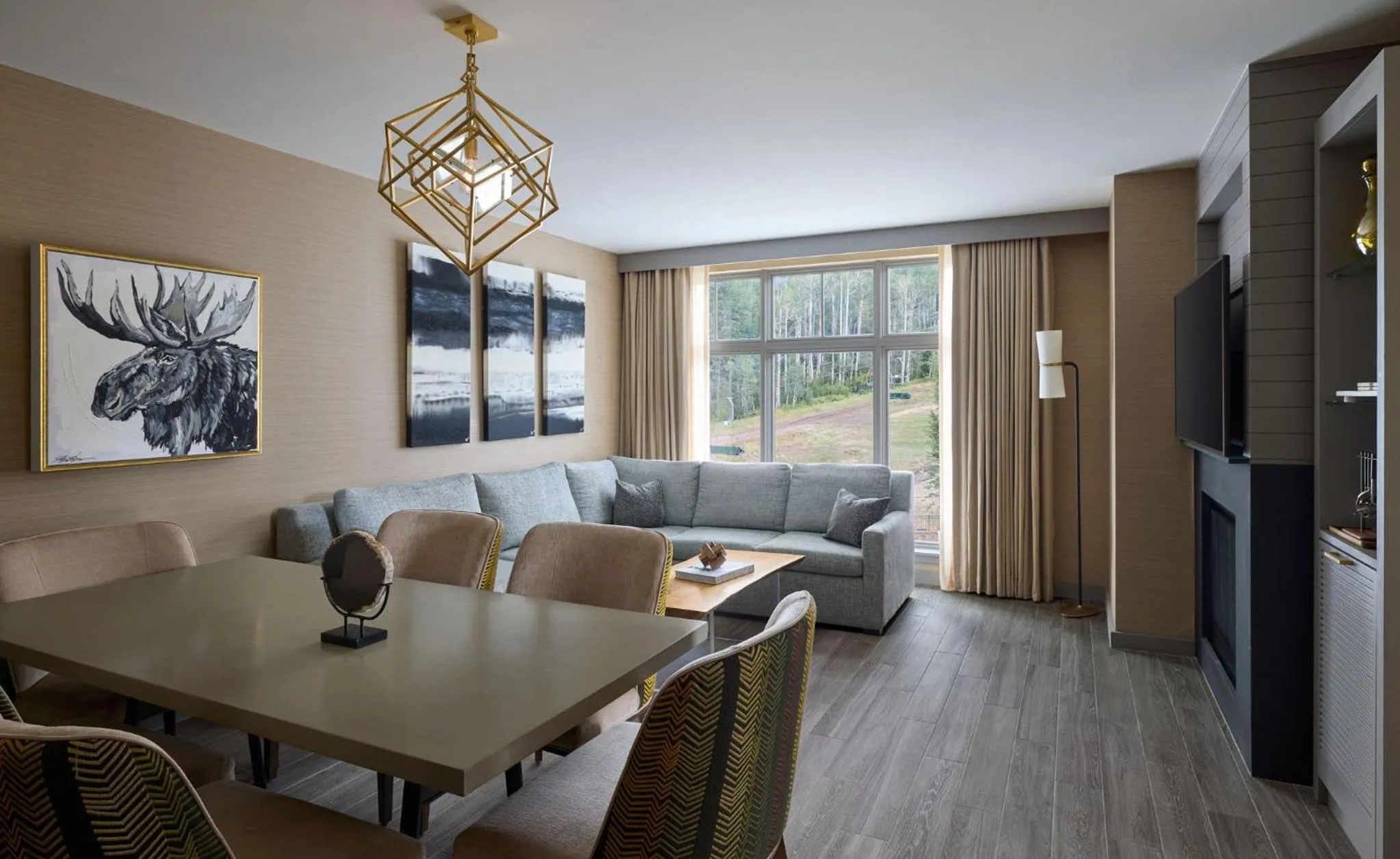 Living room in Viceroy Snowmass