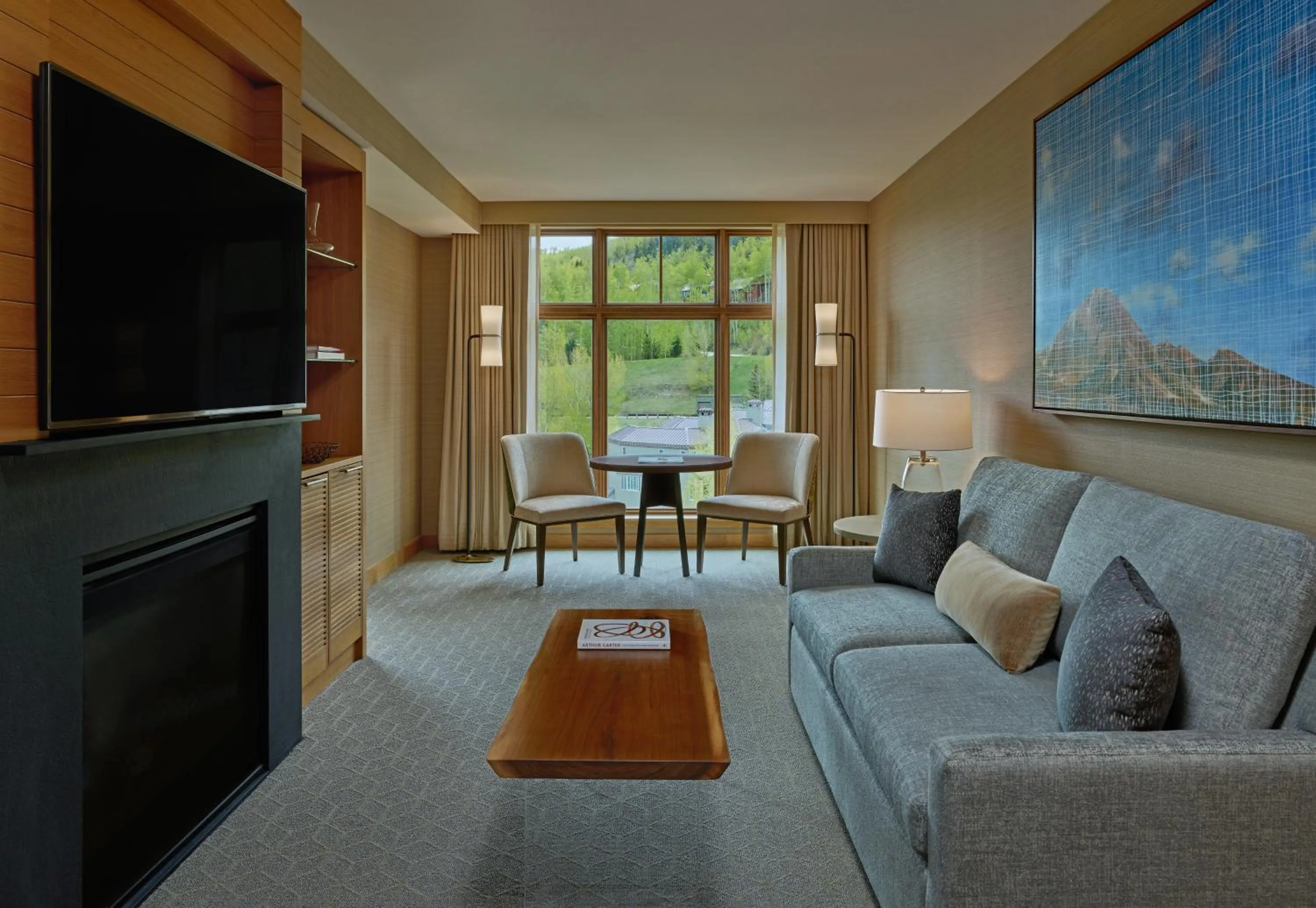 Living room in Viceroy Snowmass