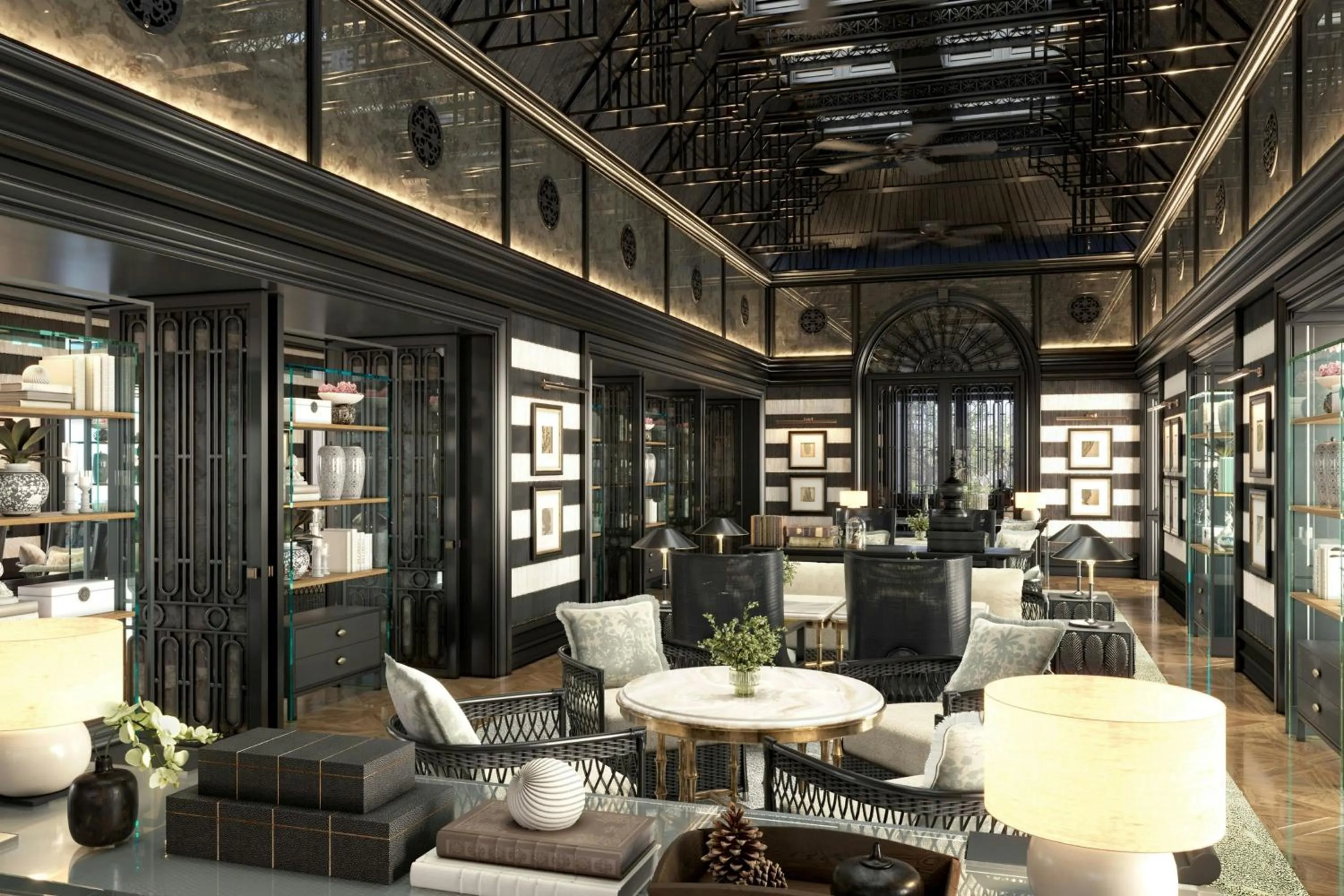 Lounge or bar in The Laurus, a Luxury Collection Resort, Singapore