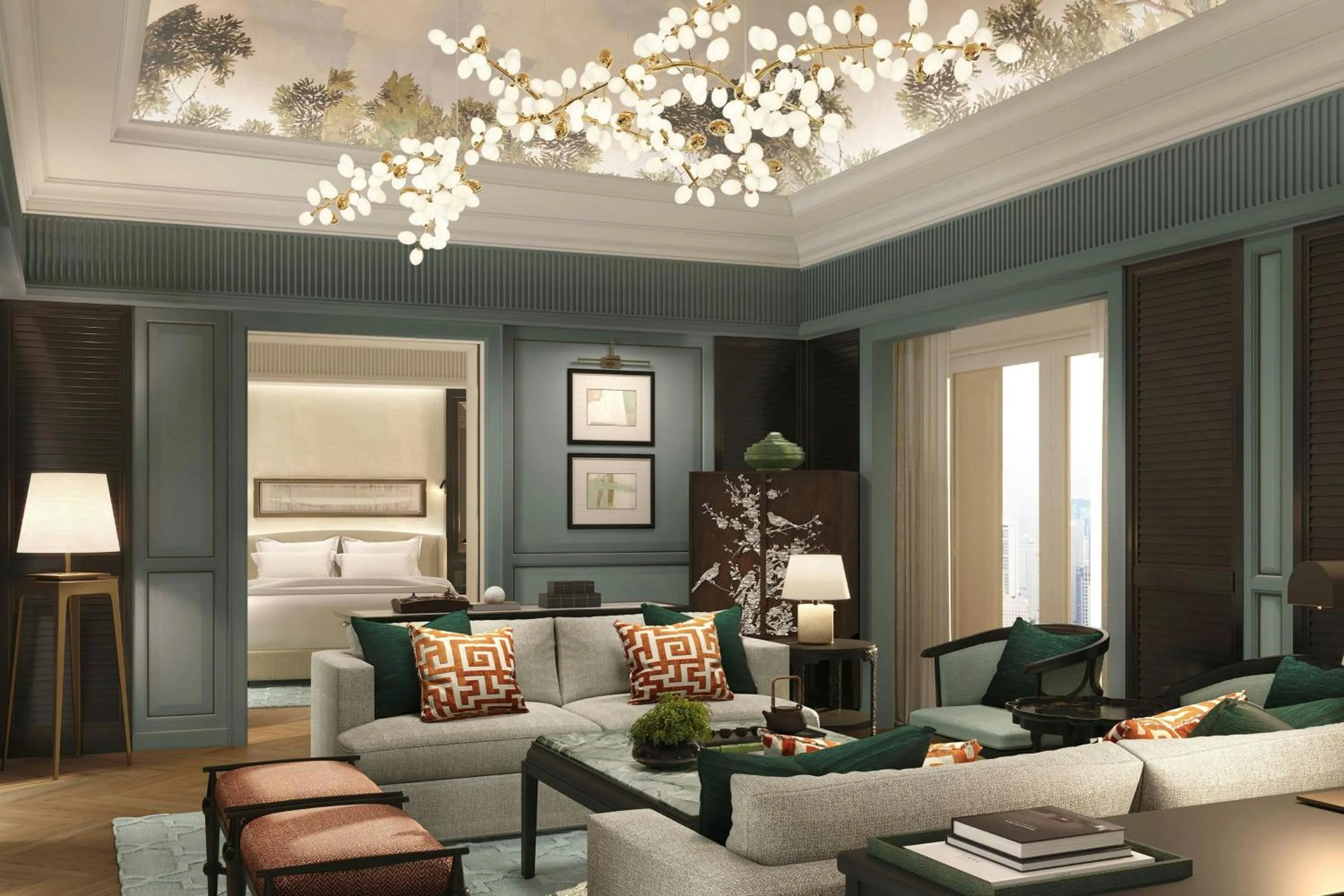 Living room in The Laurus, a Luxury Collection Resort, Singapore