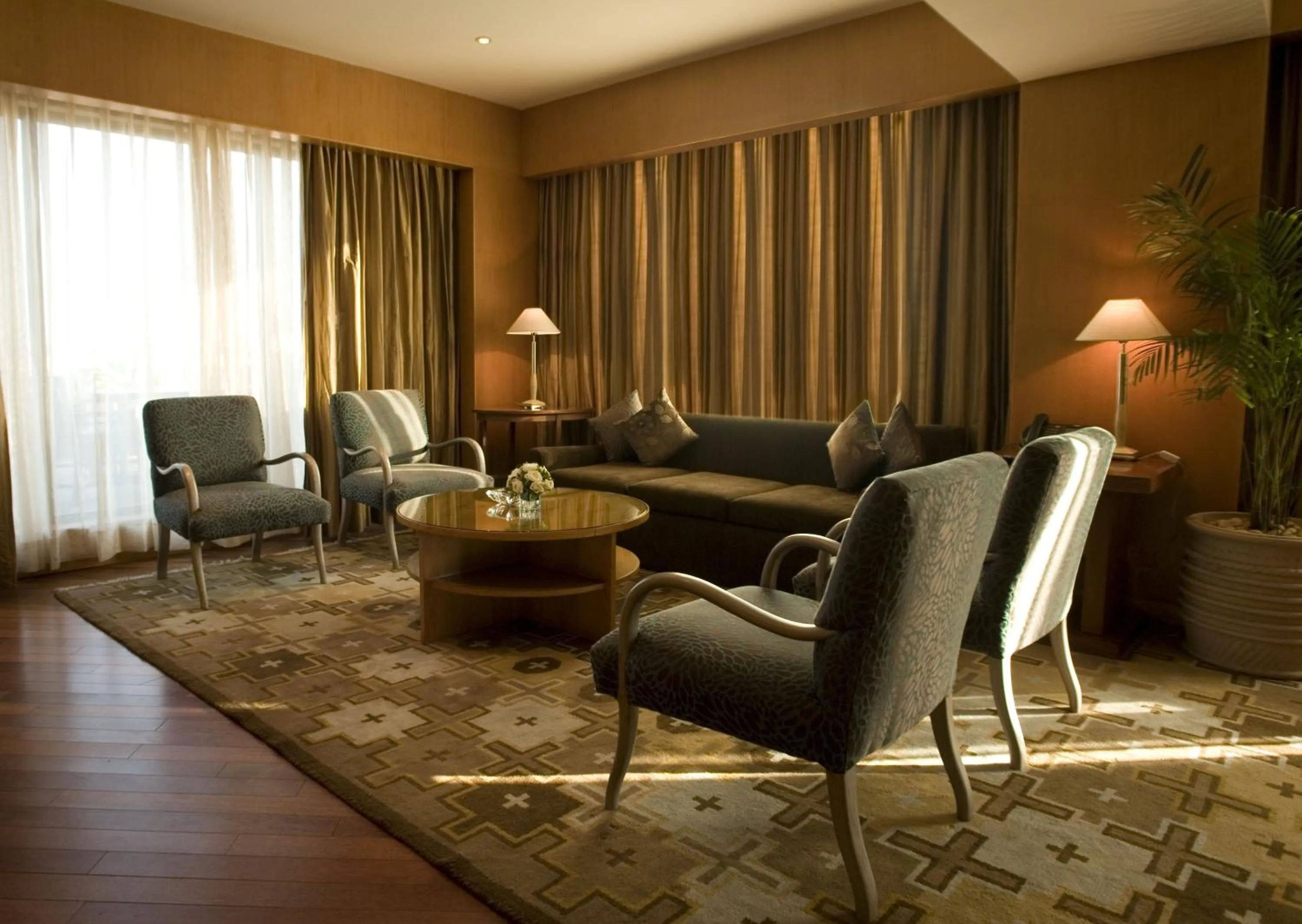 Living room in The Grand New Delhi