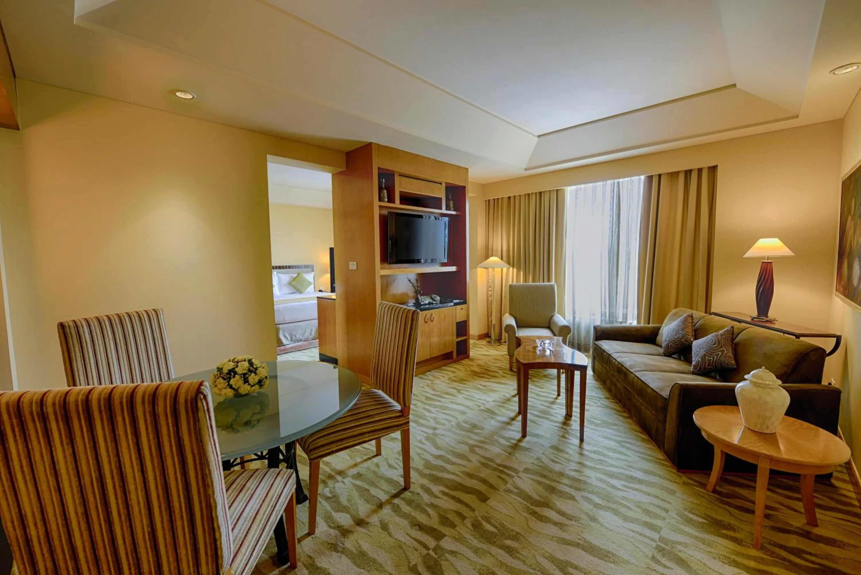 Living room in The Grand New Delhi