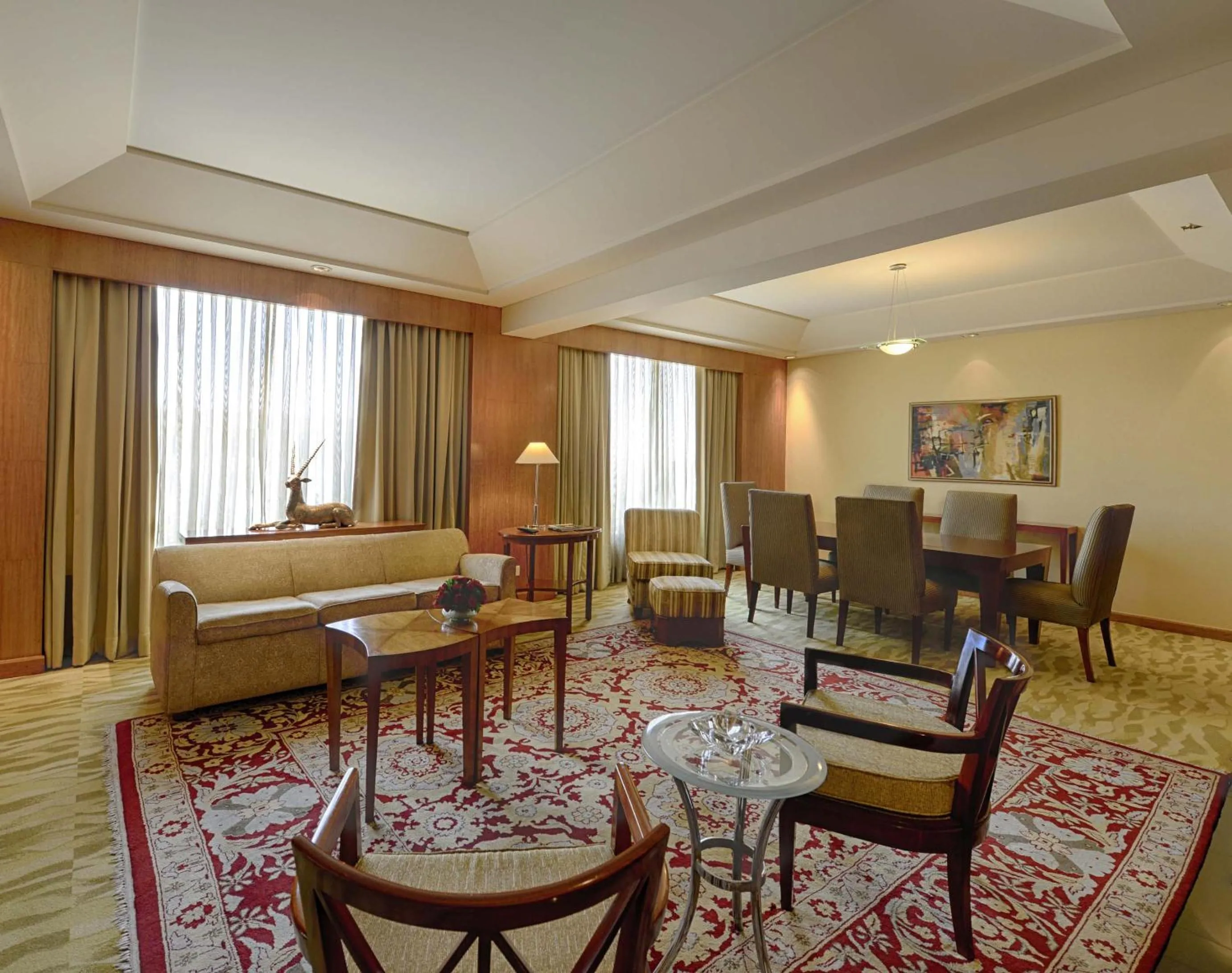 Living room in The Grand New Delhi